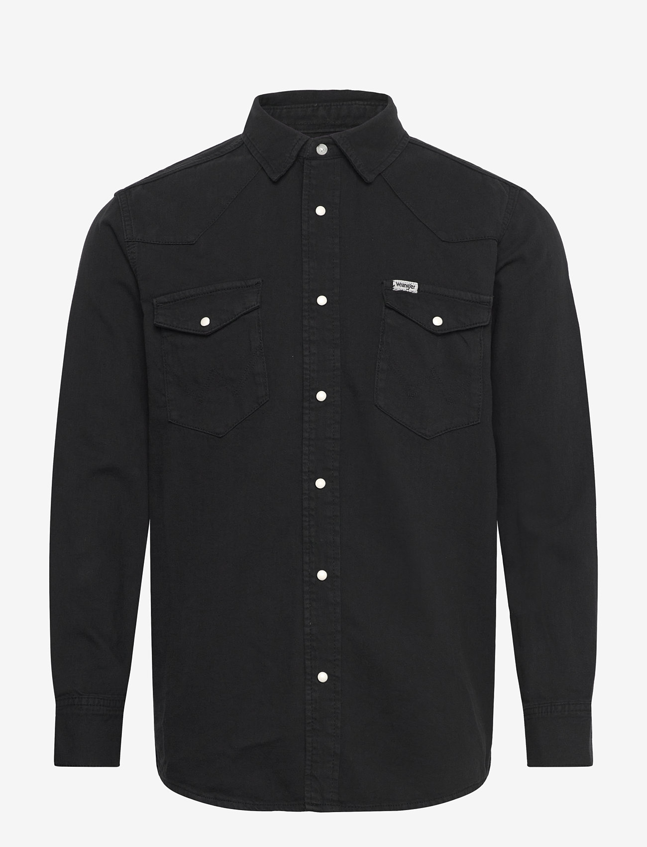 Wrangler - WESTERN SHIRT - kevadjakid - black rinse - 1