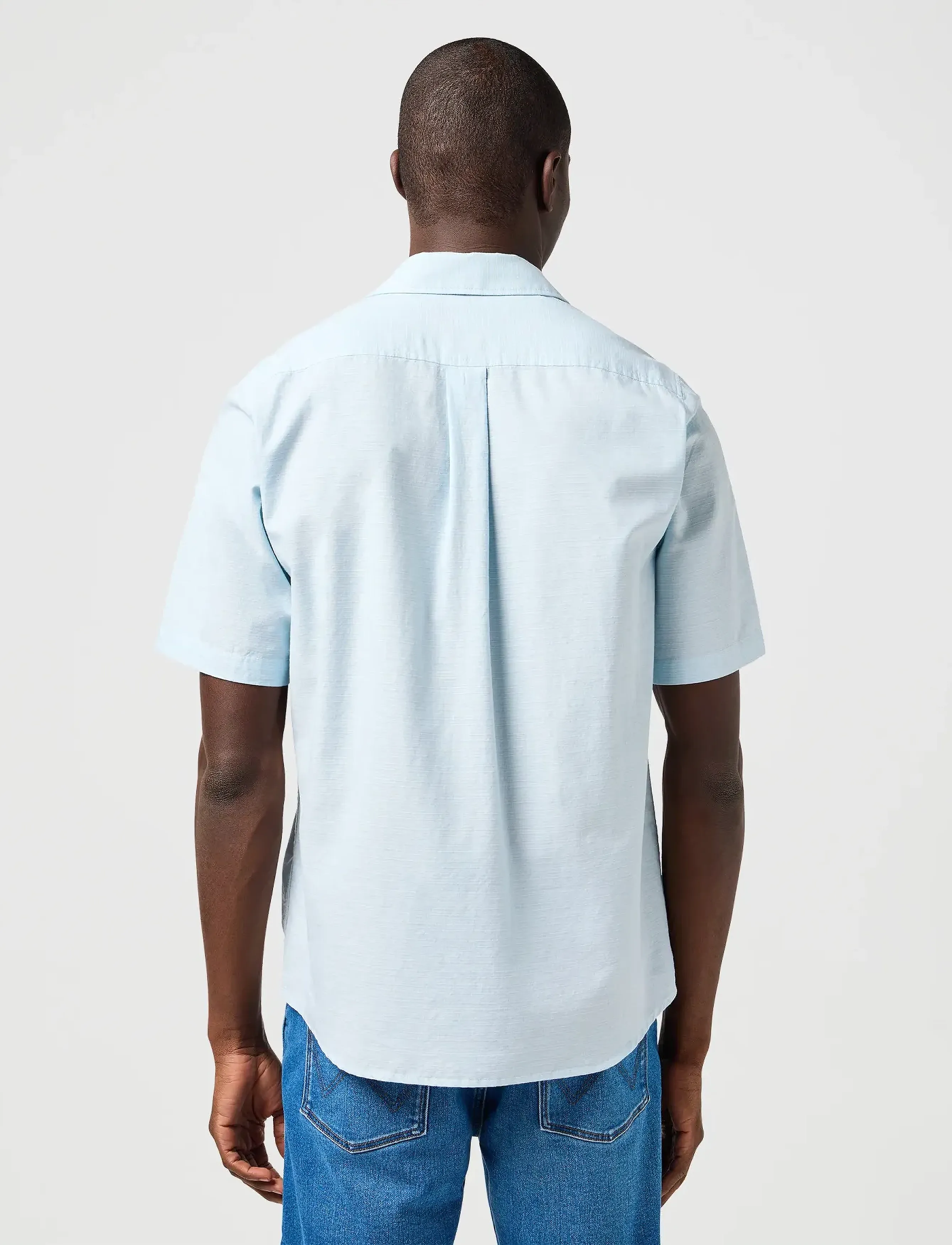 Wrangler - Ss 1 Pkt Shirt - laveste priser - dream blue - 3