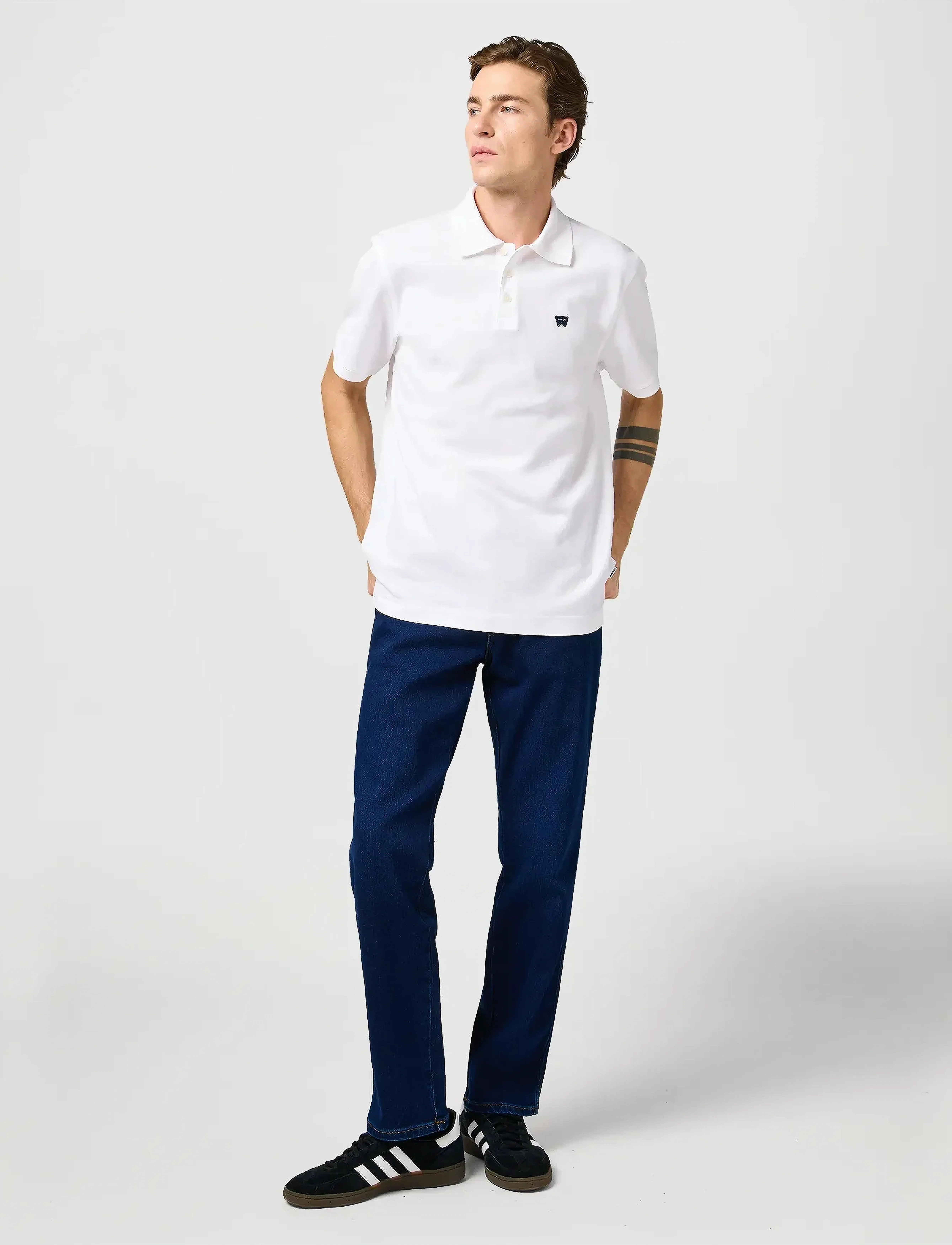 Wrangler - POLO SHIRT - strickmode - bright white - 4