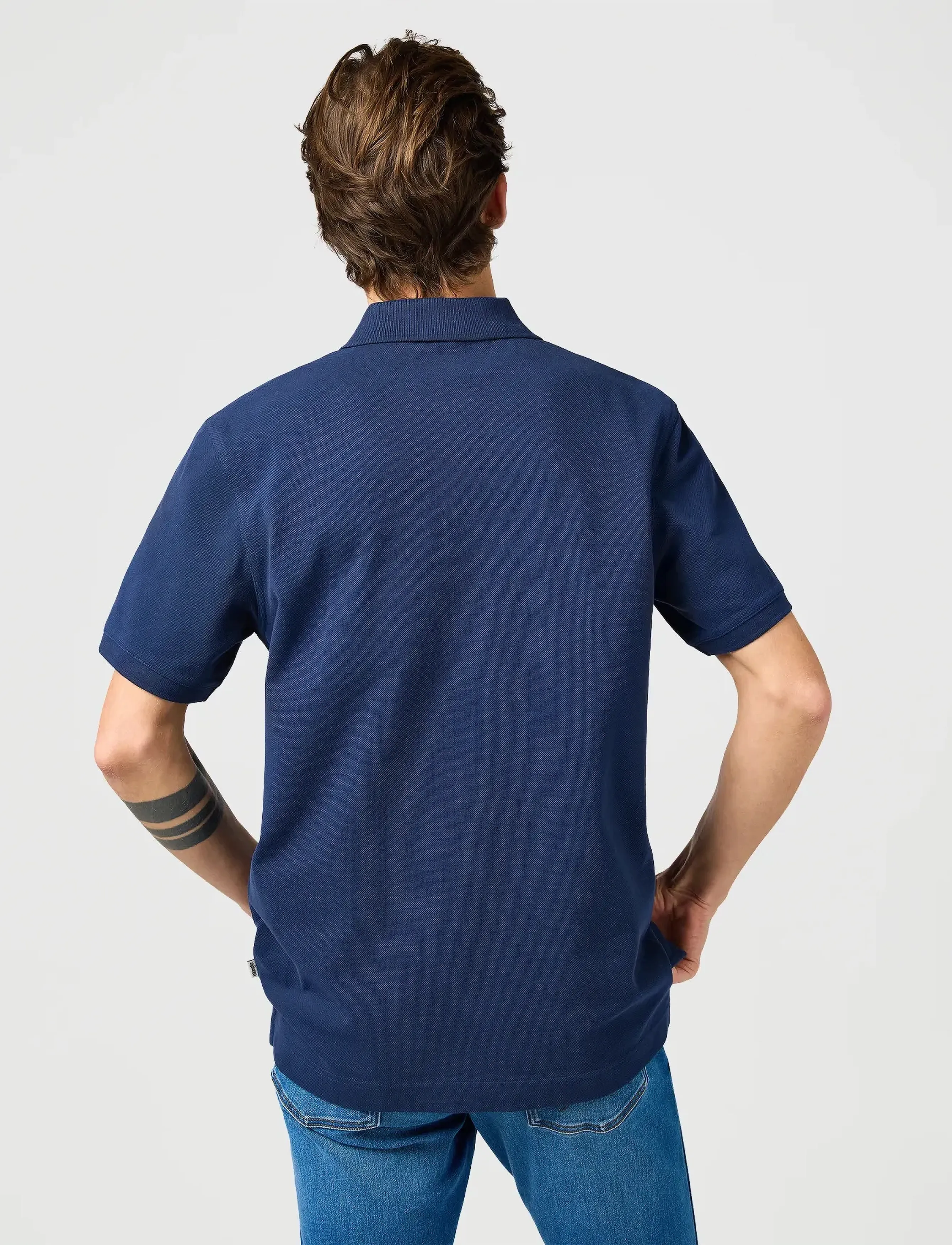 Wrangler - Polo Shirt - zemākās cenas - black iris - 3