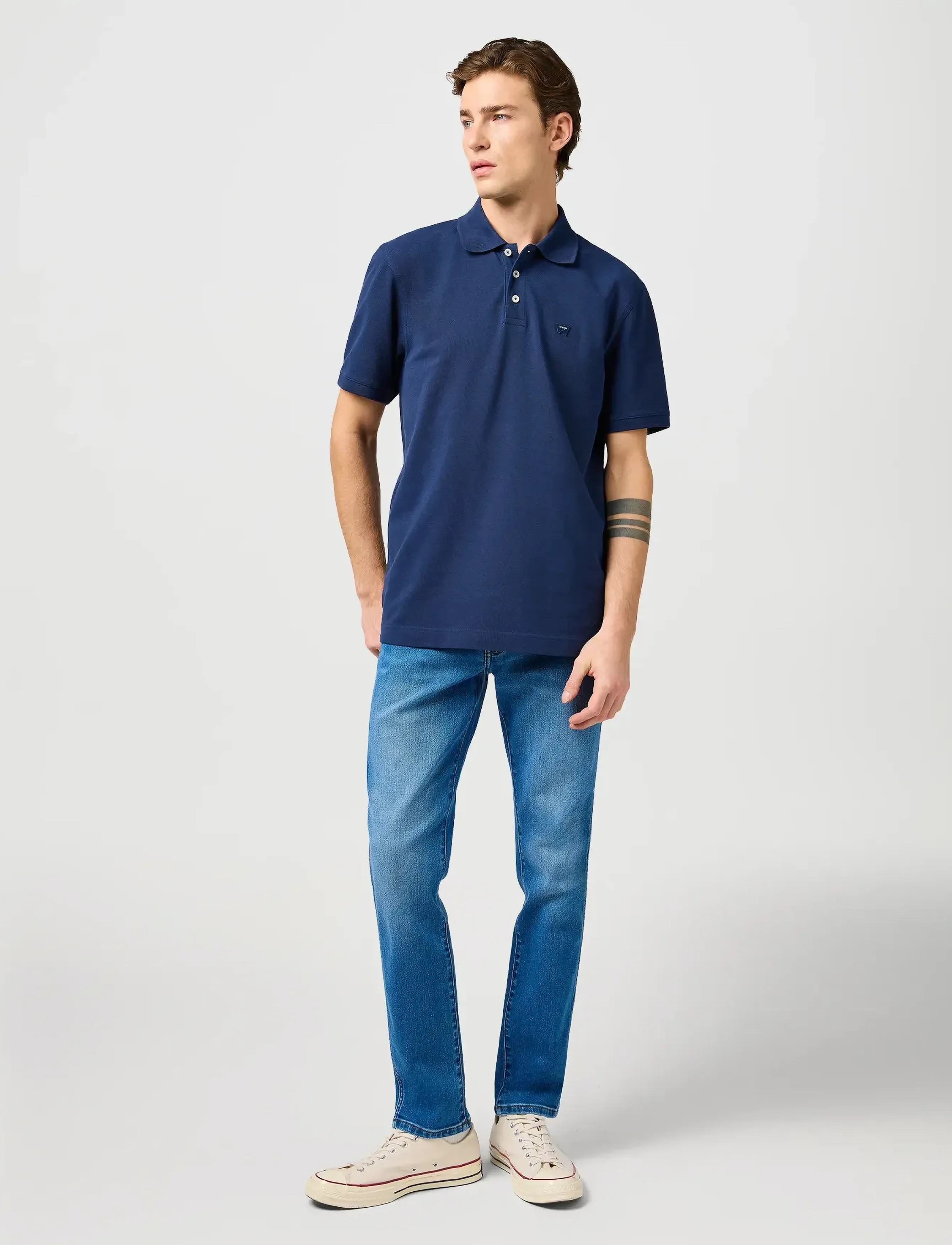 Wrangler - Polo Shirt - zemākās cenas - black iris - 4