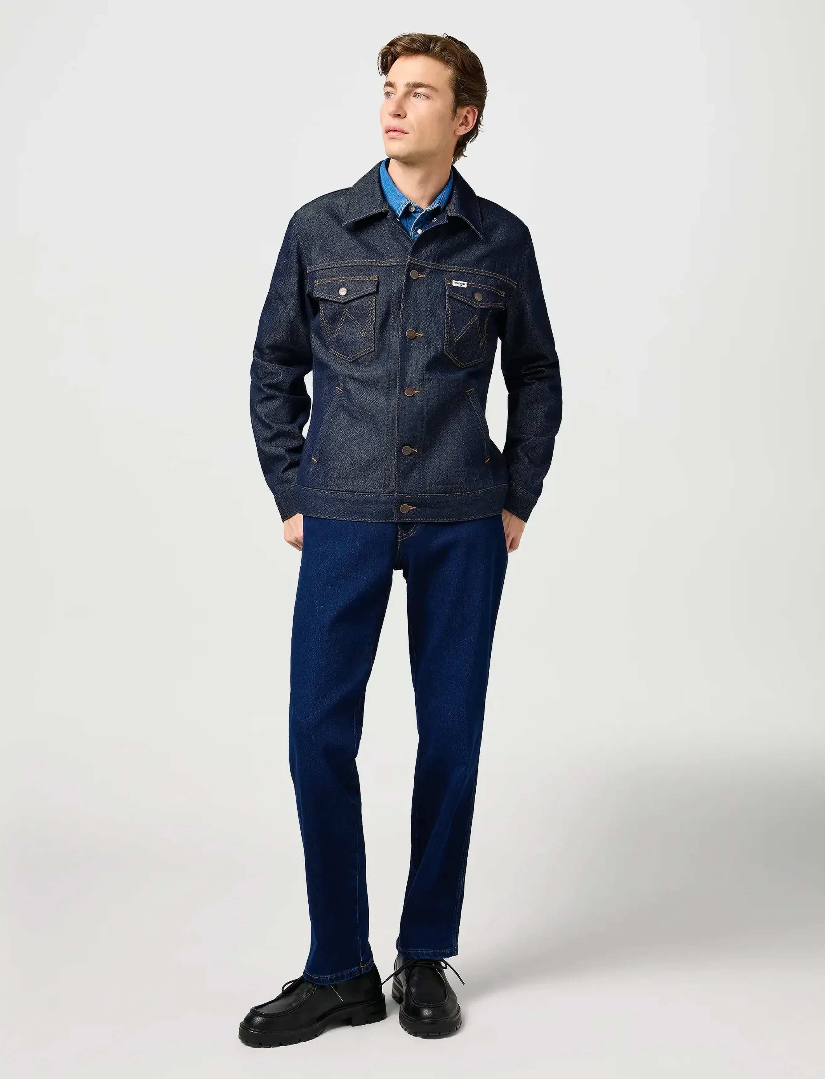 Wrangler - Regular Jacket - forårsjakker - rinsed night - 4