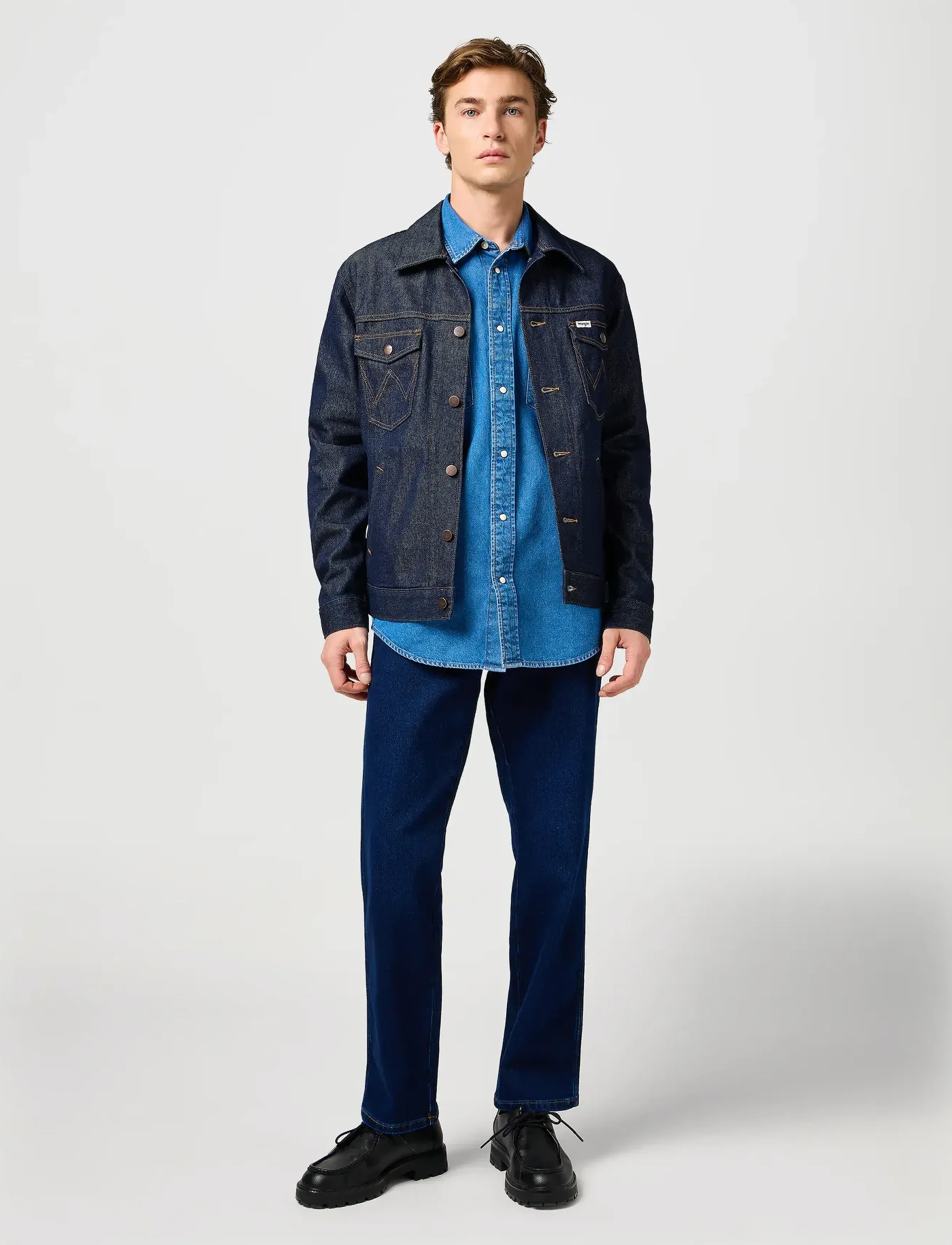 Wrangler - Regular Jacket - forårsjakker - rinsed night - 5