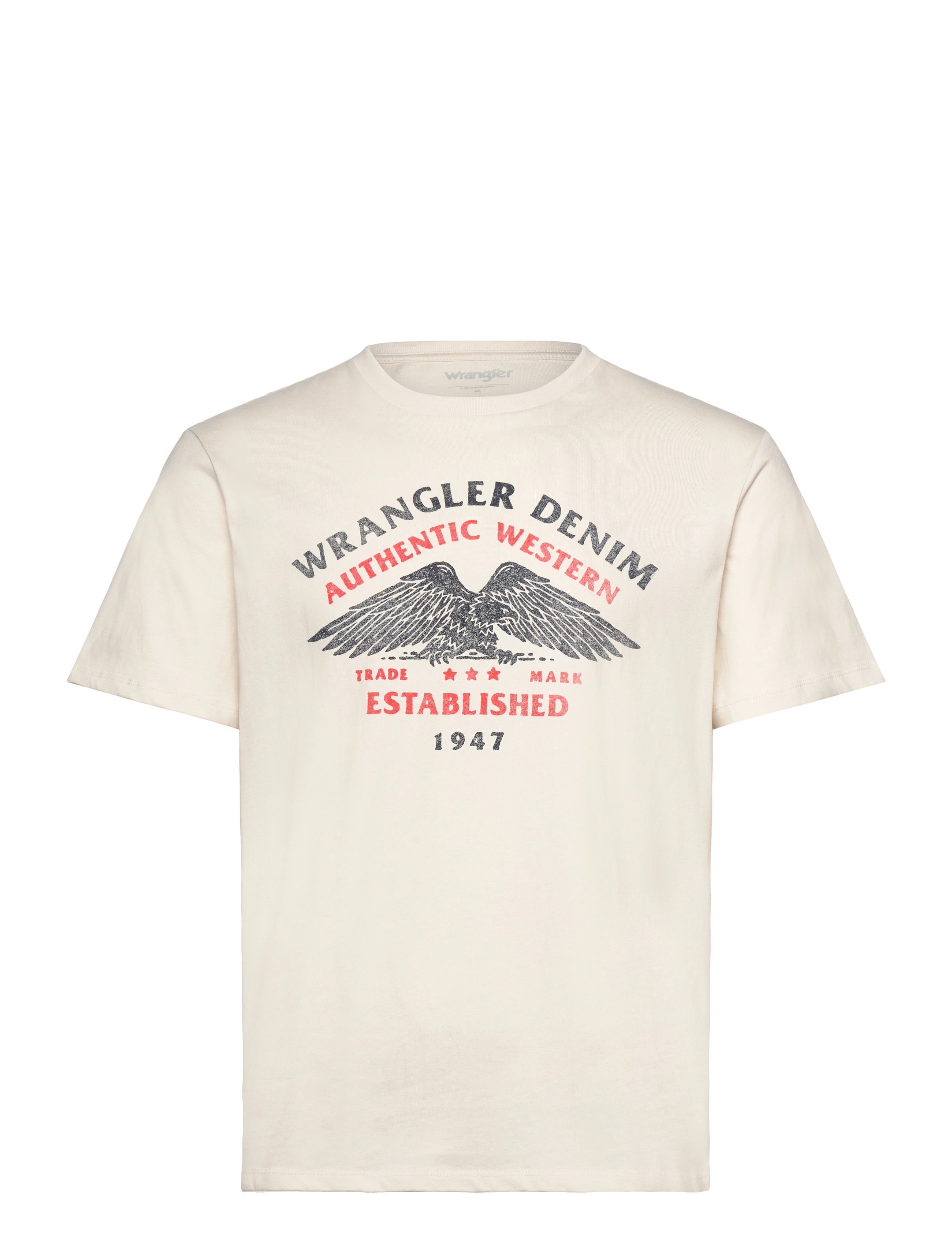 WRANGLER Americana Tee Cream - S - Herren