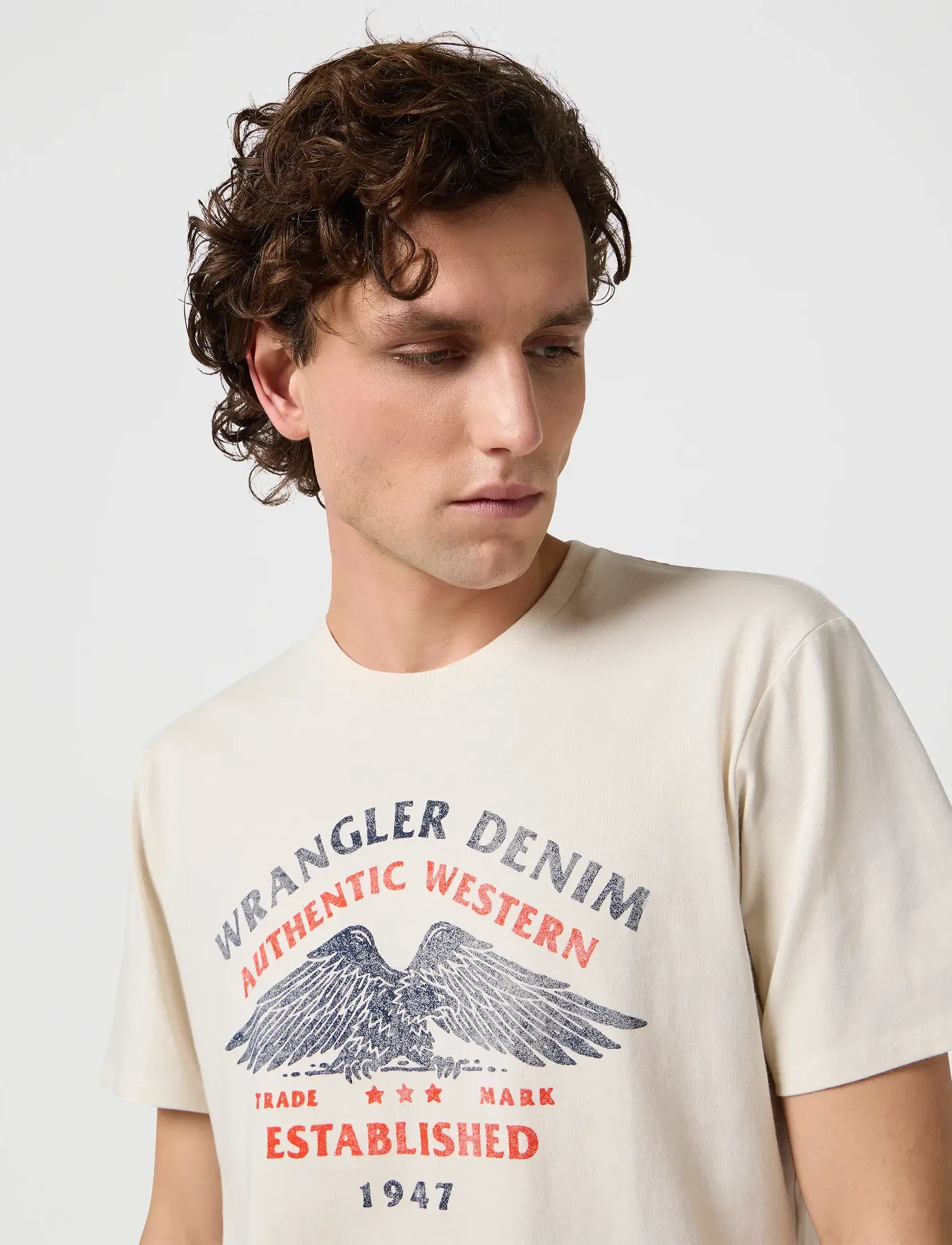 Wrangler - Americana Tee - lägsta priserna - vintage white - 5
