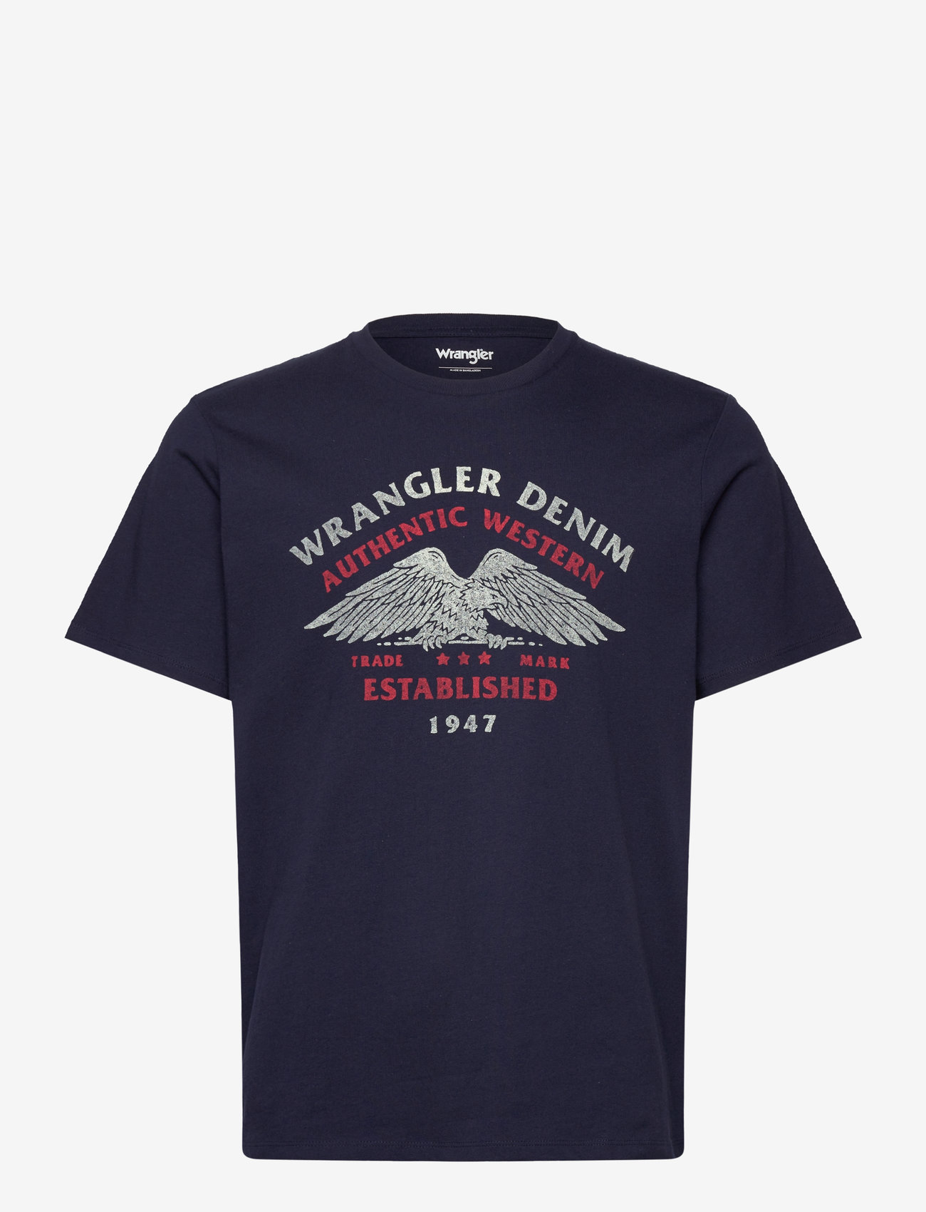 Wrangler - Americana Tee - sügisesed riided - navy - 1