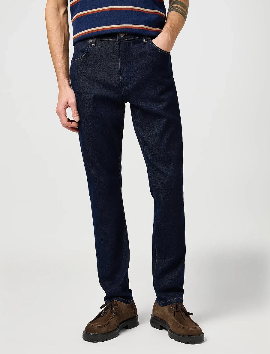 Wrangler - LARSTON - klassikalised teksad - moonlight rinse - 0