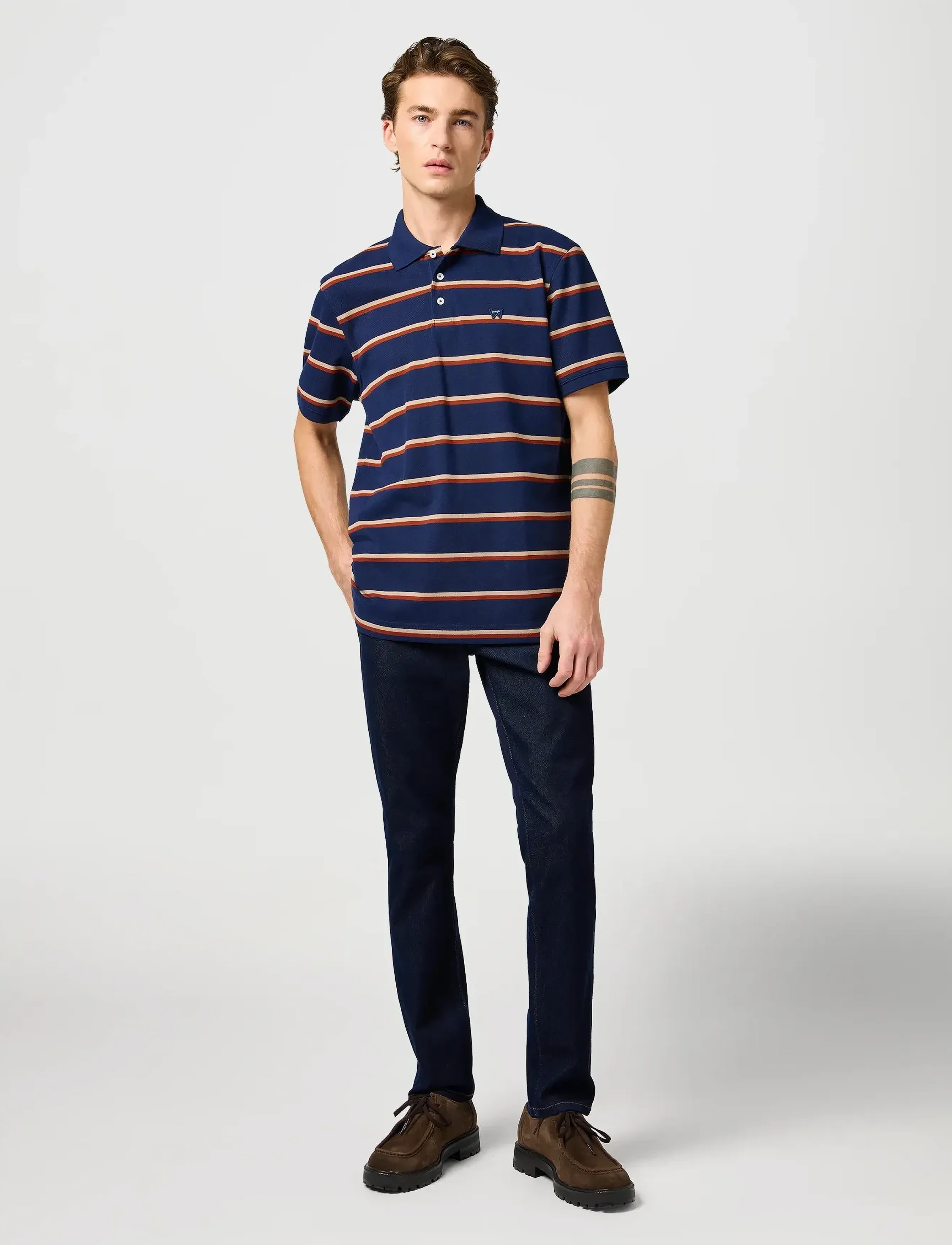 Wrangler - LARSTON - bukser & jeans - moonlight rinse - 4