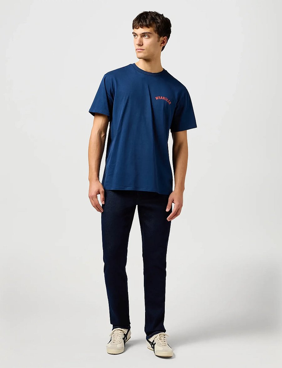 Wrangler - TEXAS SLIM - regular jeans - moonlight rinse - 4