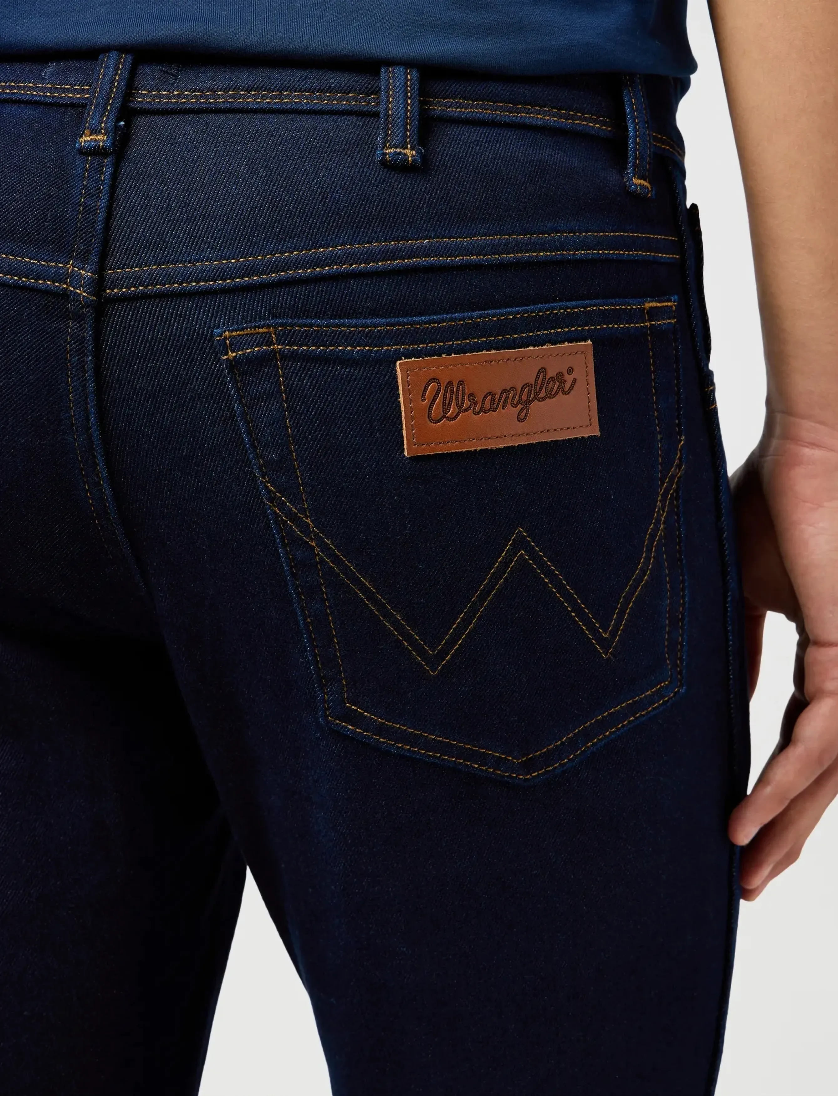 Wrangler - TEXAS SLIM - regular jeans - moonlight rinse - 5