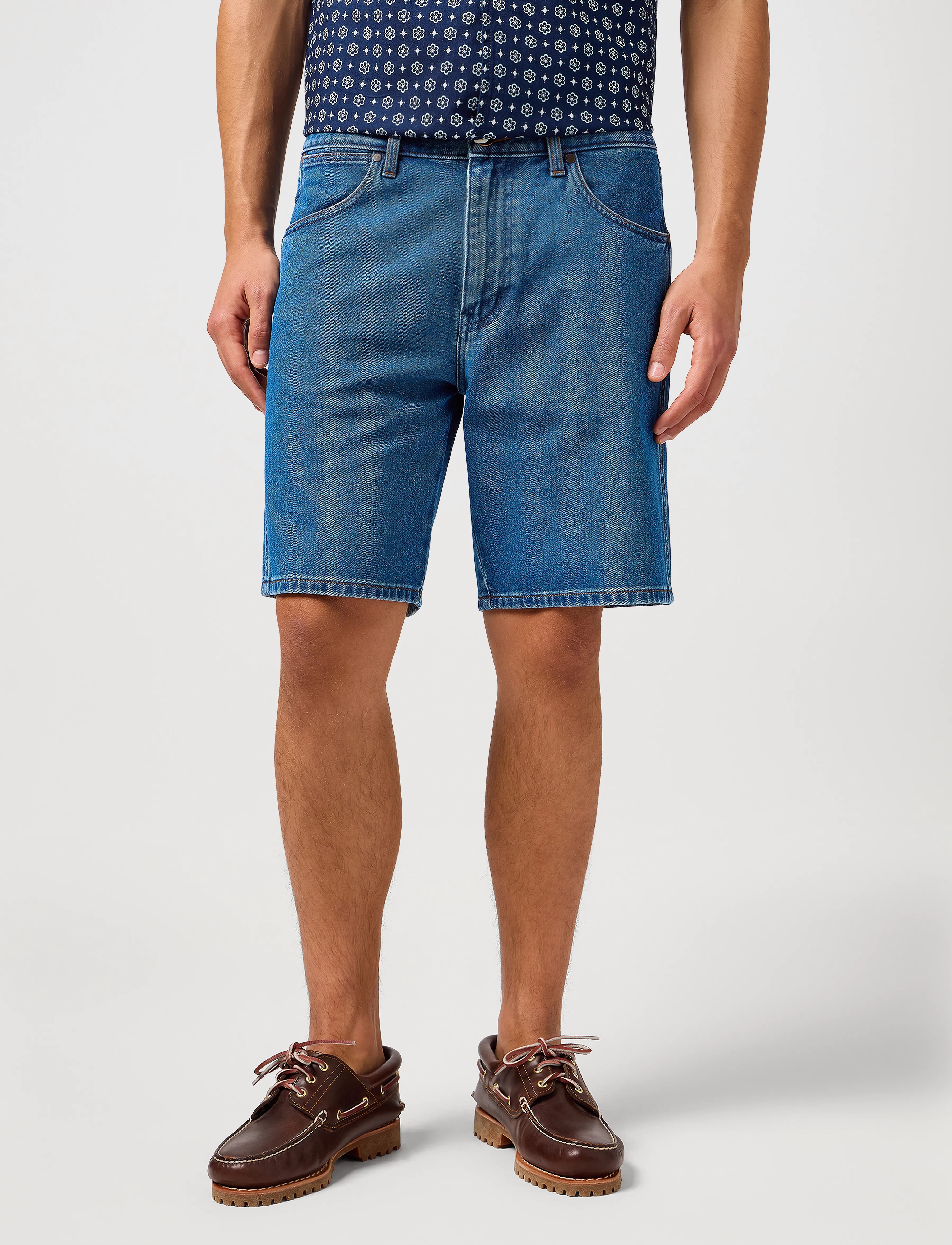 Wrangler Frontier Short, 30, Shorts, Blau - Denim, Männerswear