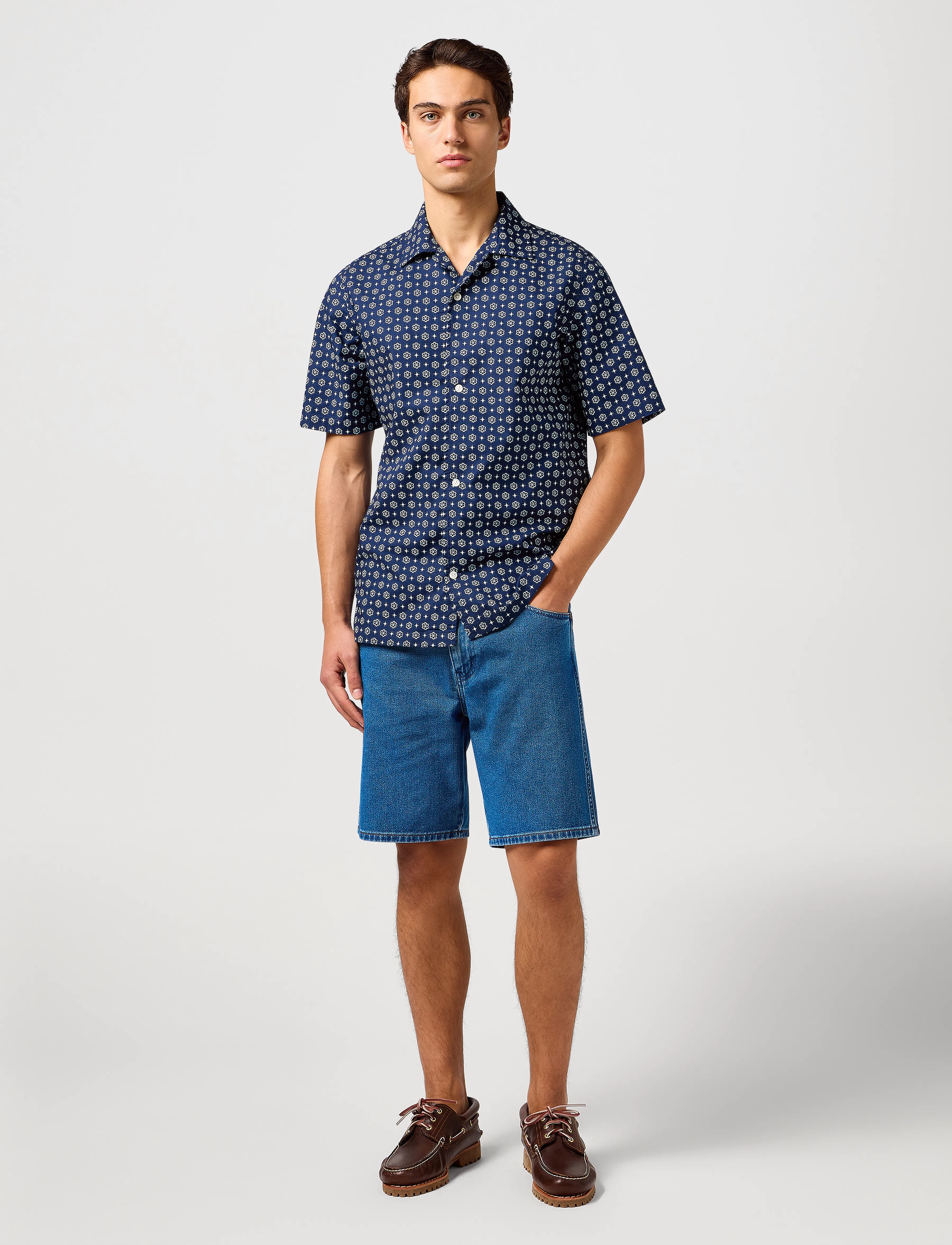 Wrangler - Frontier Short - jeans shorts - dark stone - 4