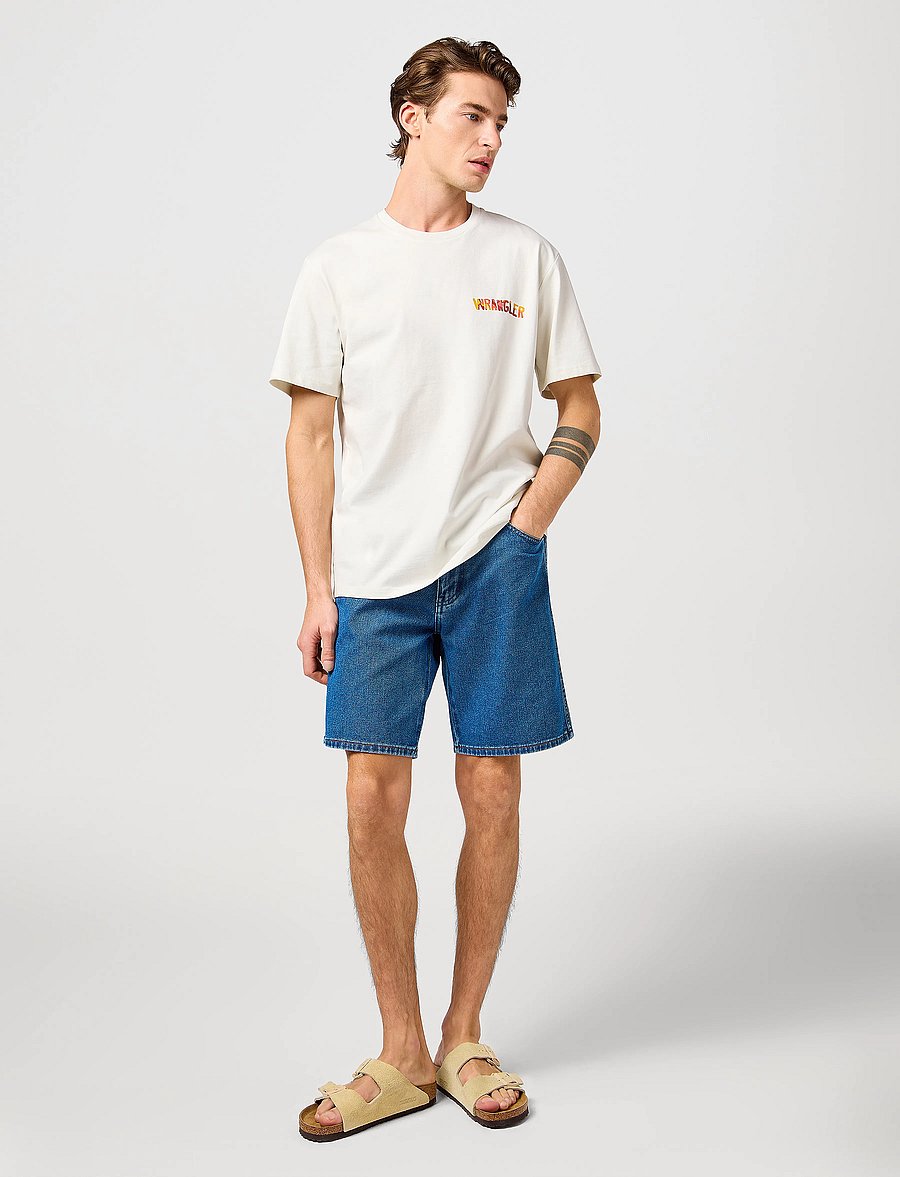 Wrangler - Frontier Short - jeansshorts - rugged reef - 4