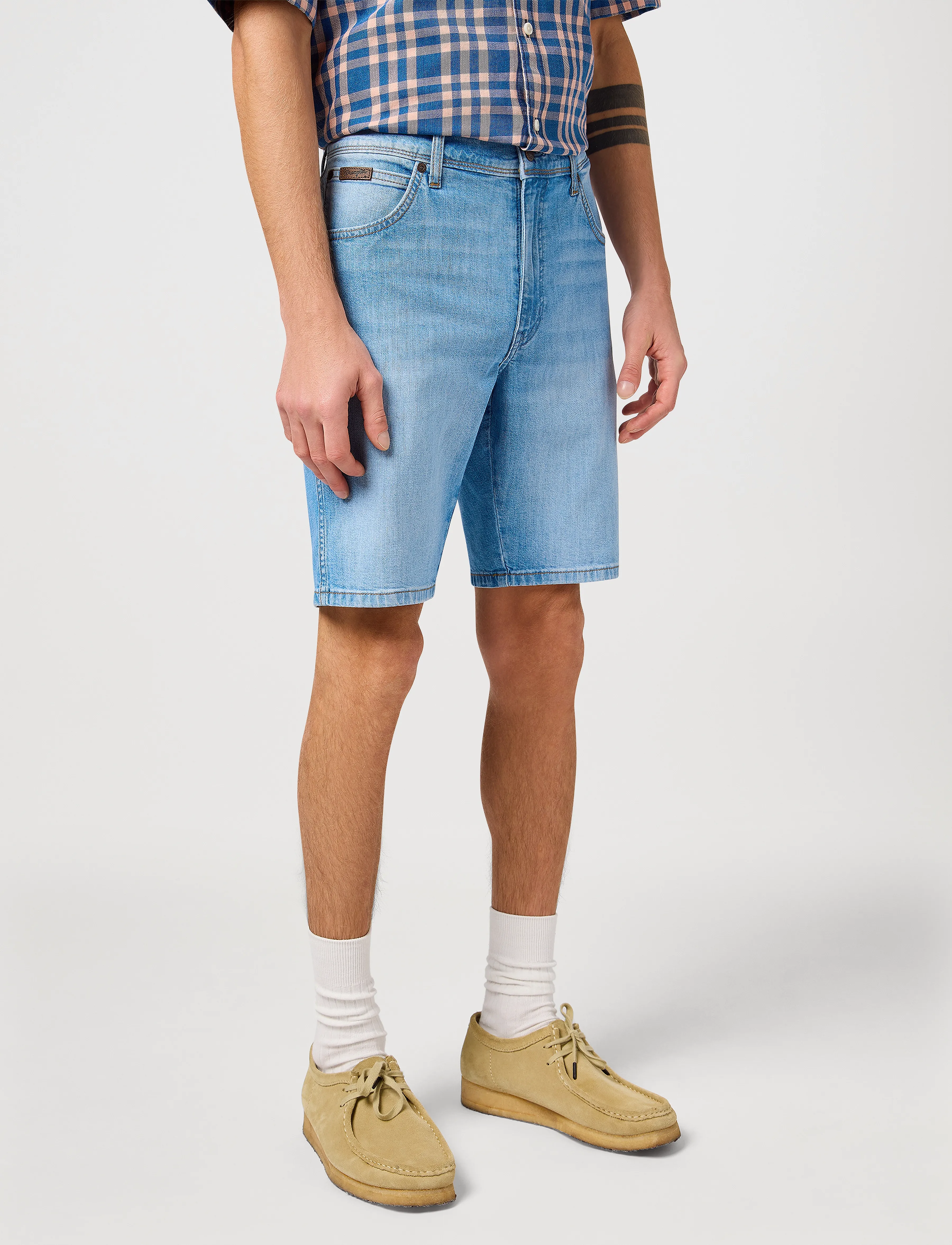 Wrangler Texas Shorts - Shorts - SLATE SHADE / blue