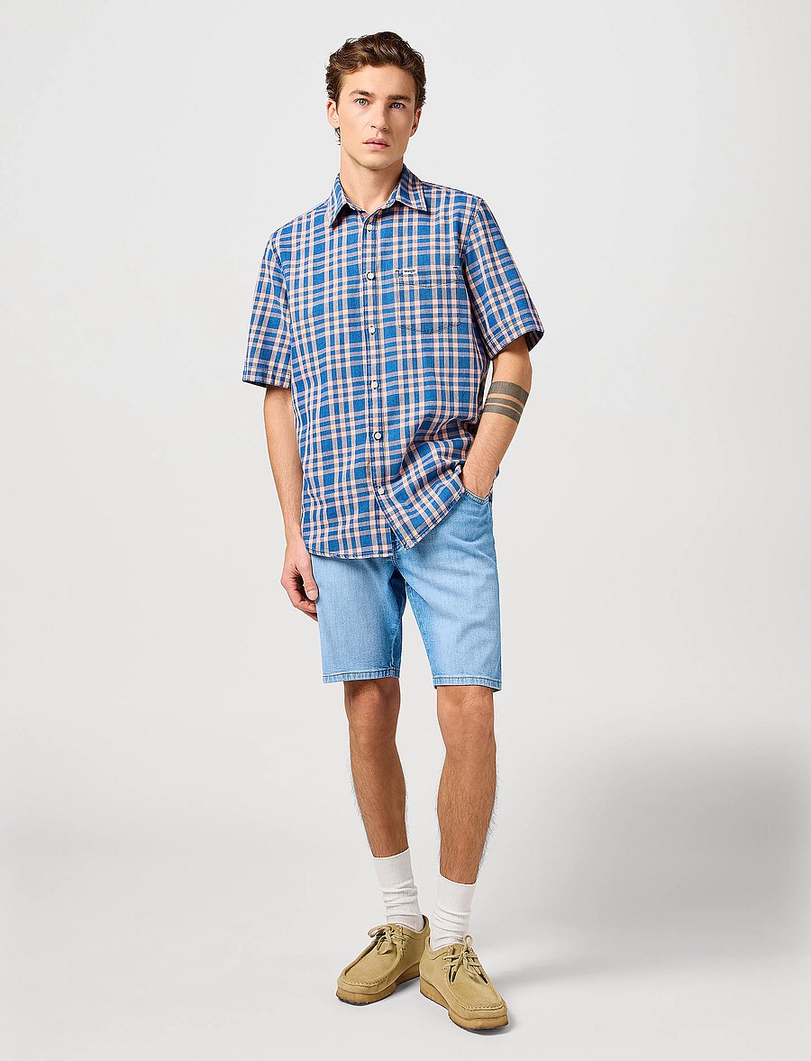 Wrangler - Texas Shorts - jeans shorts - slate shade - 4