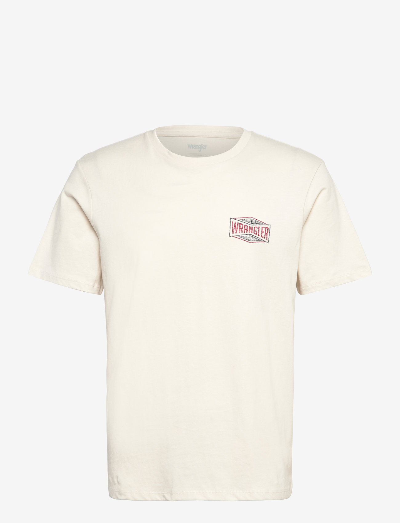Wrangler - Small Graphic Tee - herbstliche kleidung - vintage white - 0