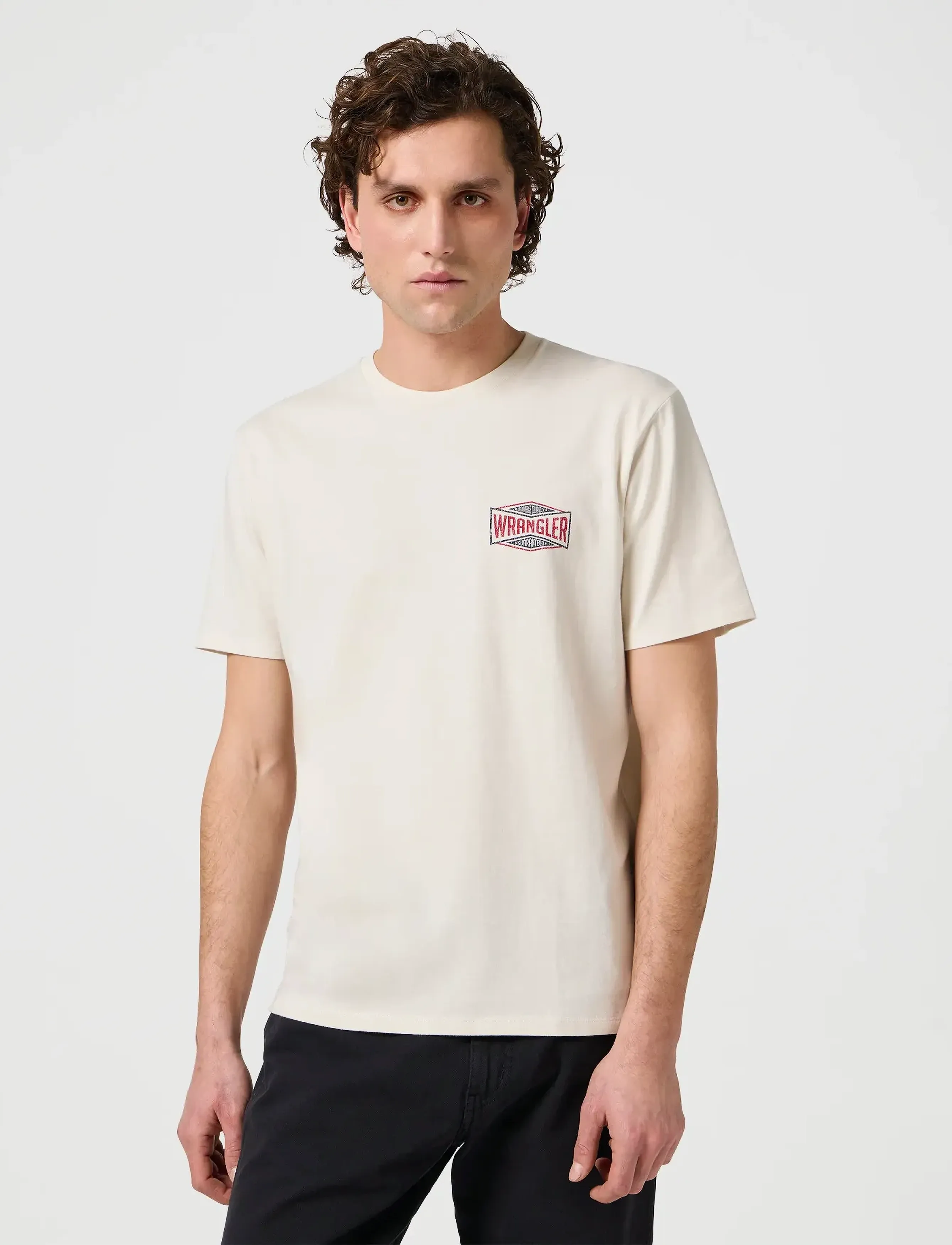 Wrangler - Small Graphic Tee - die niedrigsten preise - vintage white - 0