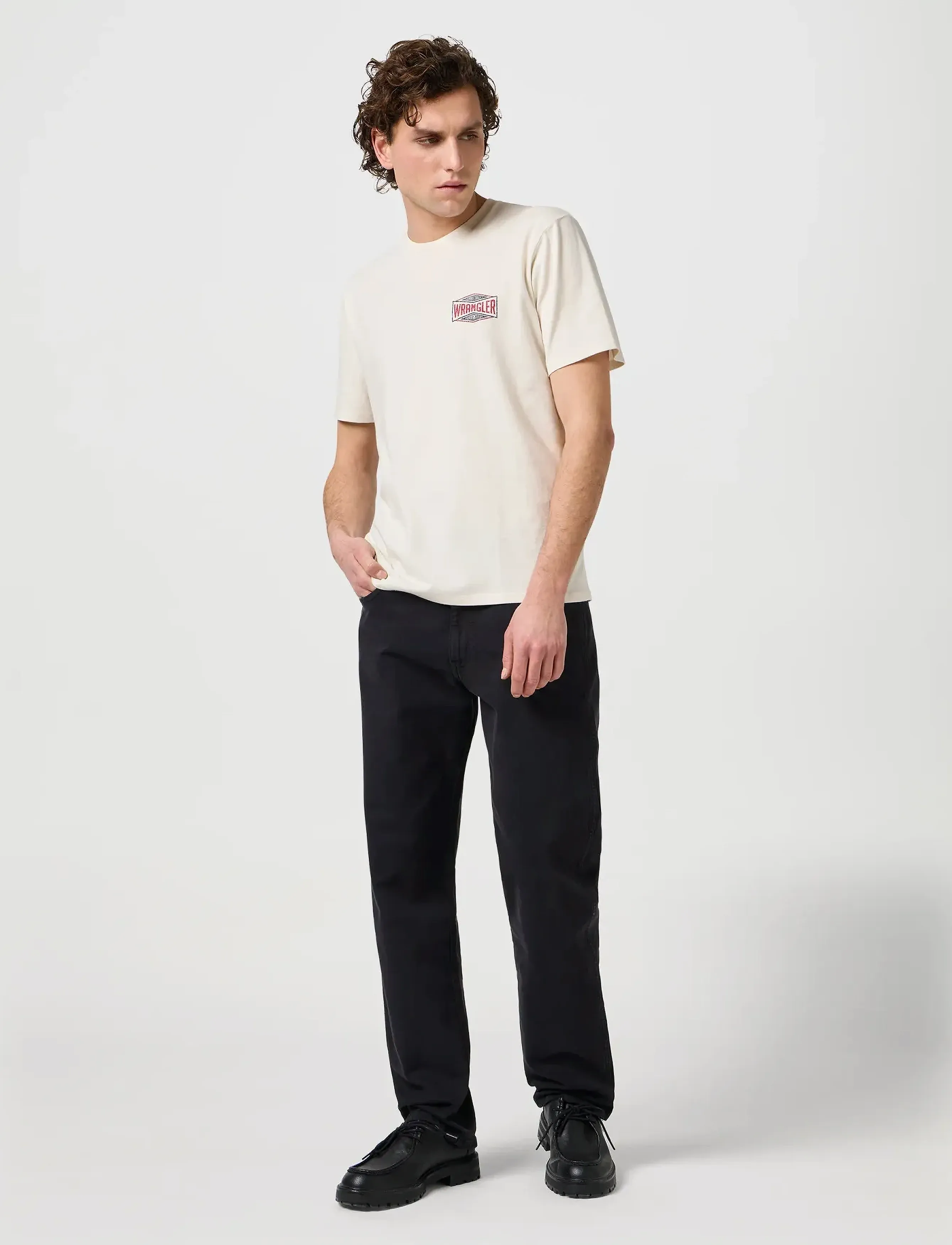 Wrangler - Small Graphic Tee - die niedrigsten preise - vintage white - 4
