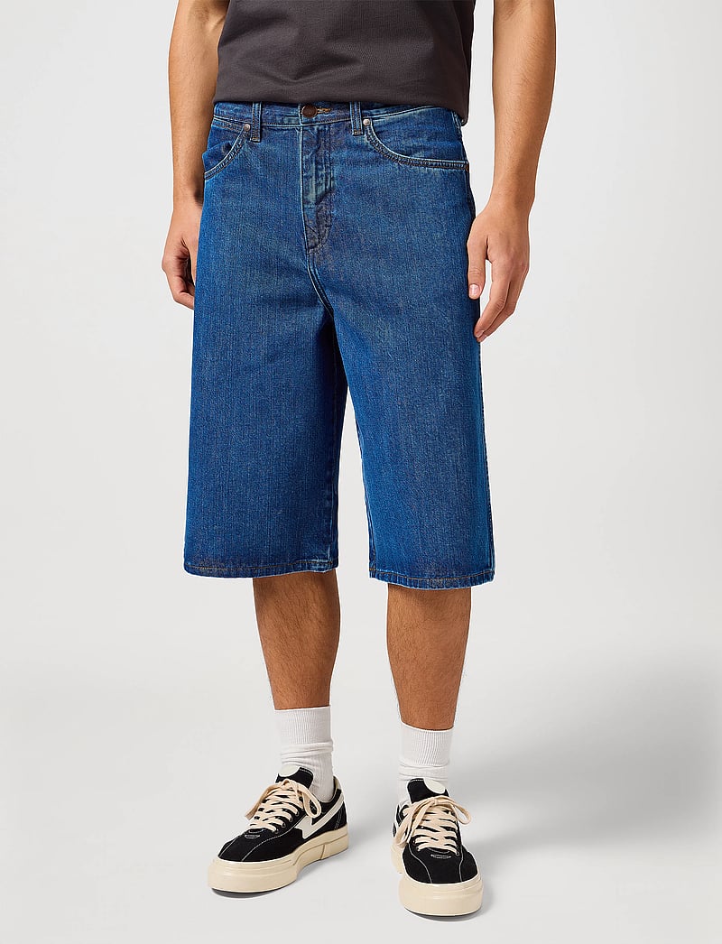Wrangler - Jort Shorts - jeans shorts - dark stone - 0