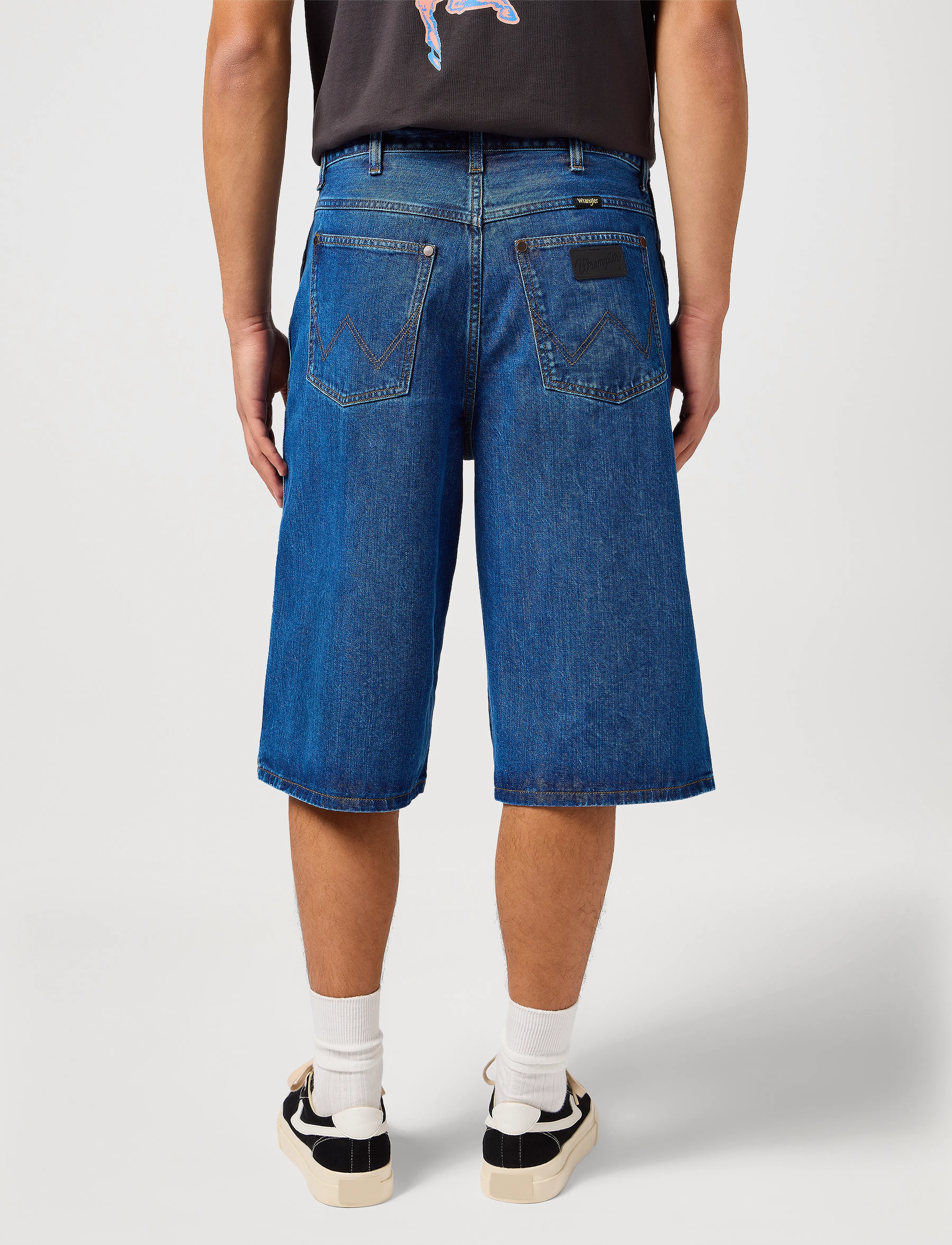 Wrangler - Jort Shorts - jorts - dark stone - 3