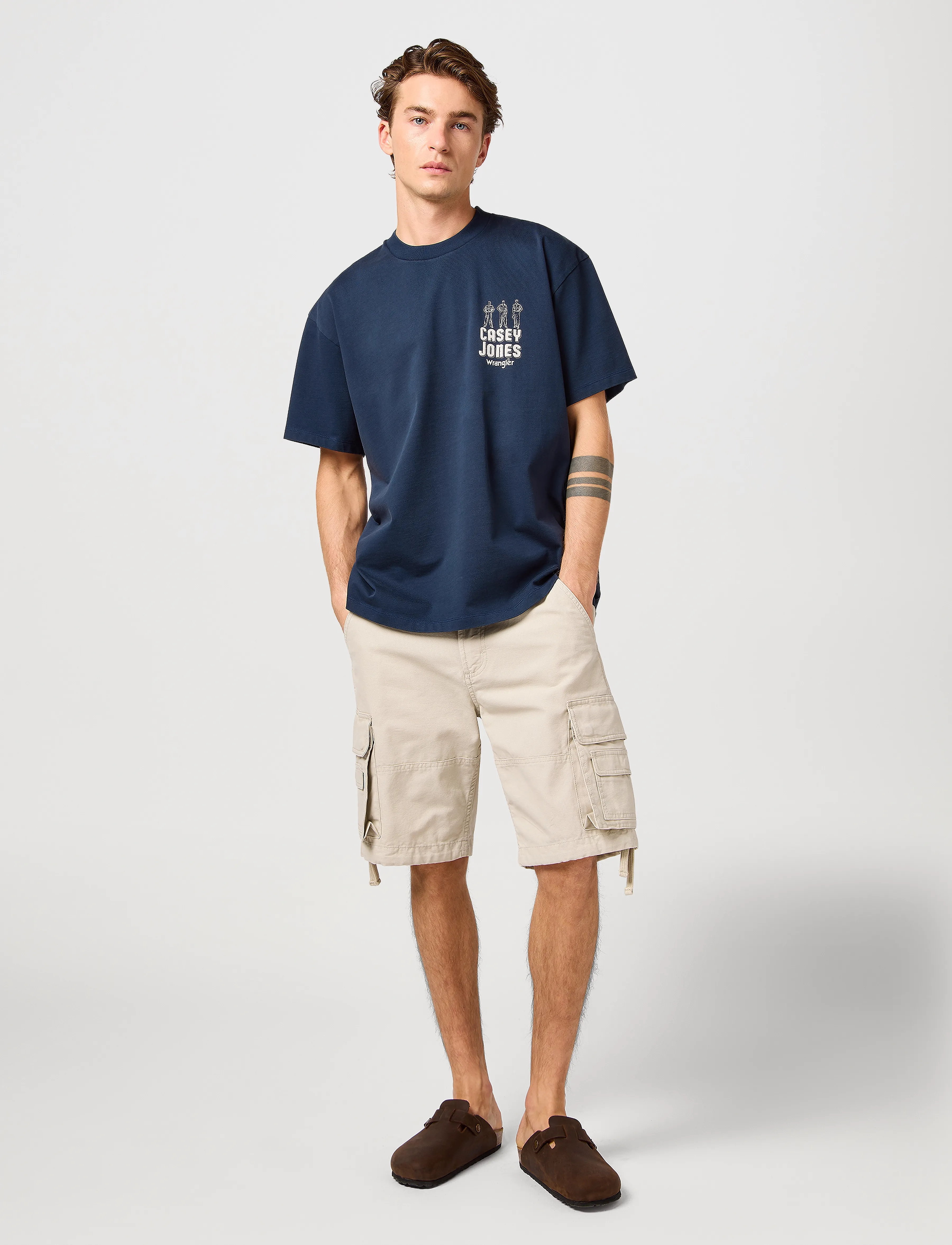 Wrangler - Cj Cargo Shorts - cargo shorts - pelican - 4