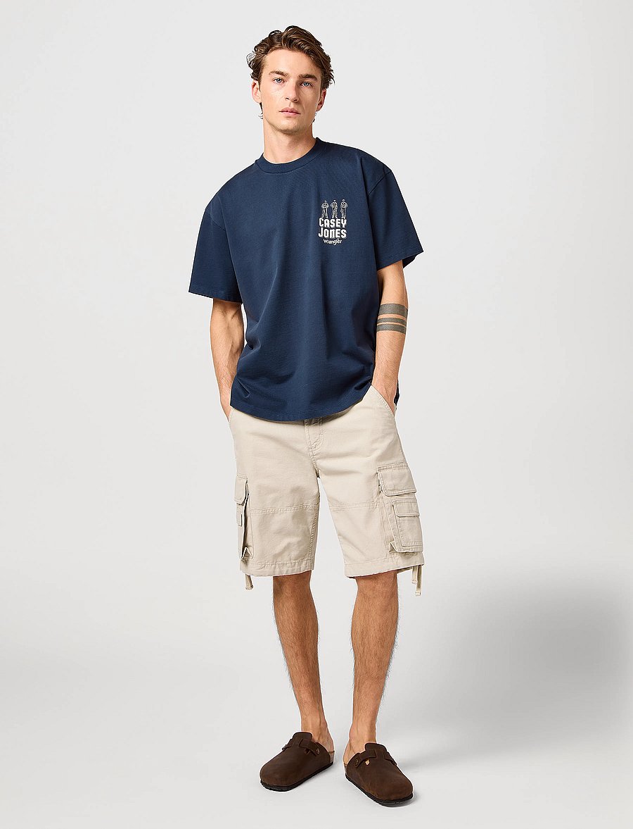 Wrangler - Cj Cargo Shorts - lühikesed kargopüksid - pelican - 4