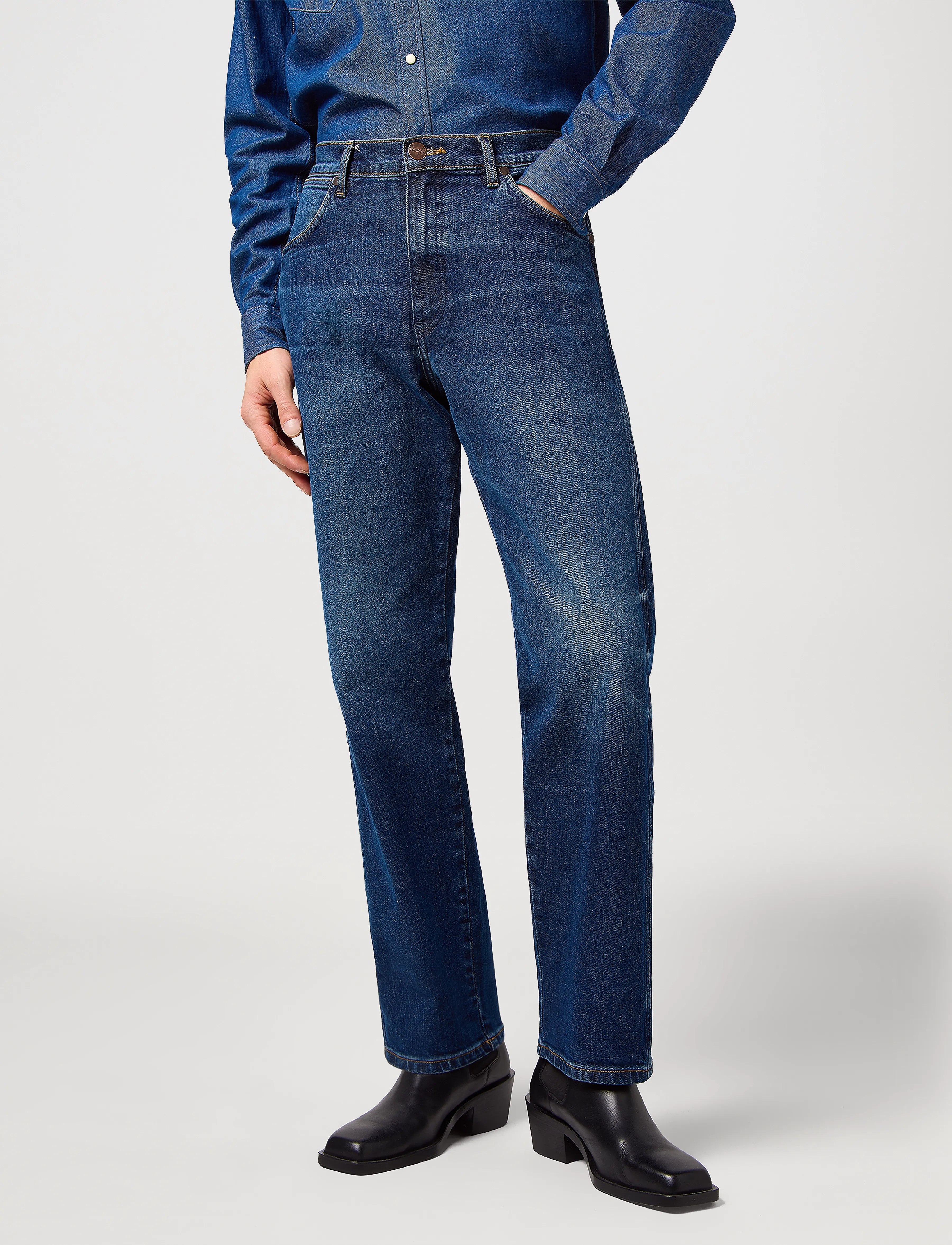 Wrangler - Frontier - trousers & jeans - meadow haze - 0