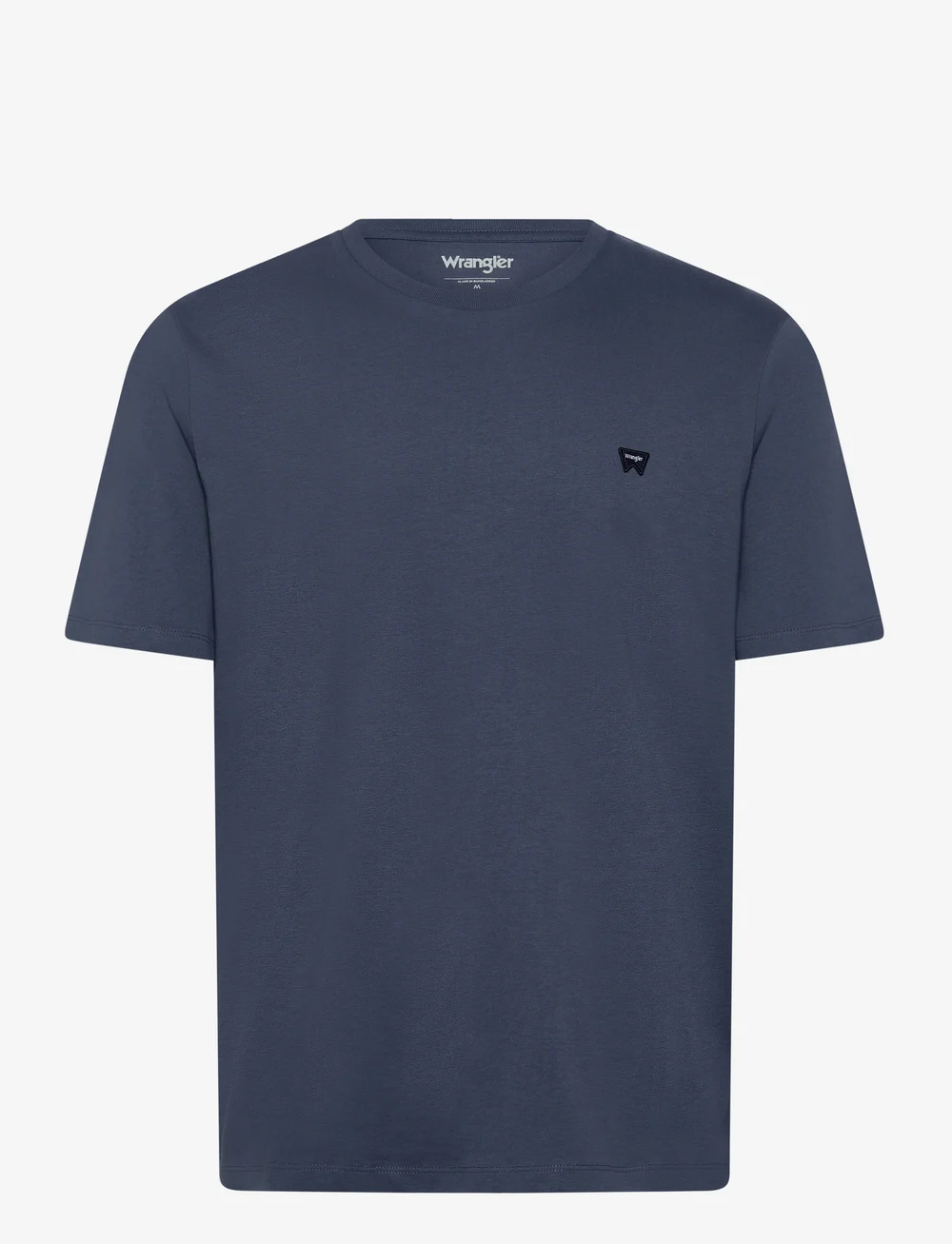 Wrangler - SIGN OFF TEE - kortärmade t-shirts - dusty blue - 1