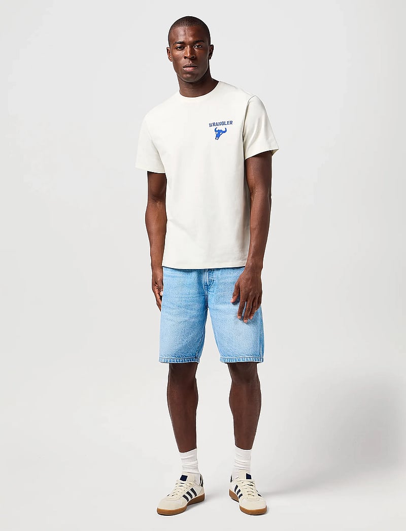 Wrangler - GRAPHIC TEE - kurzärmelig - vintage white - 3