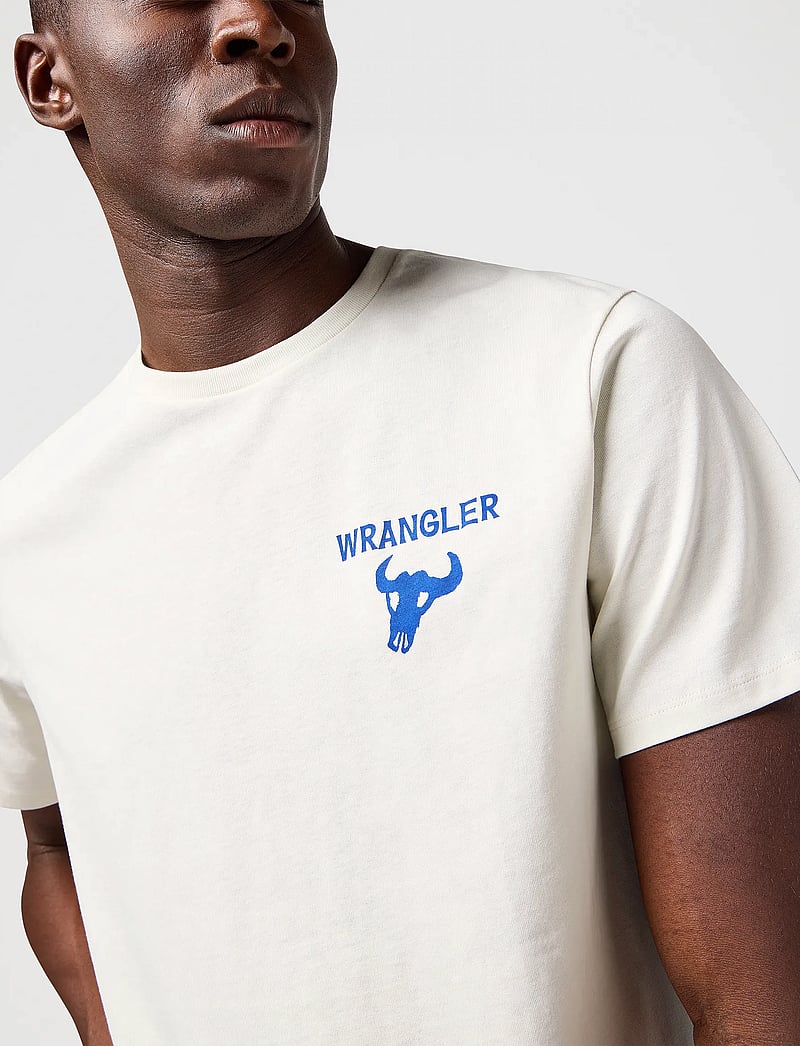 Wrangler - GRAPHIC TEE - kurzärmelig - vintage white - 5