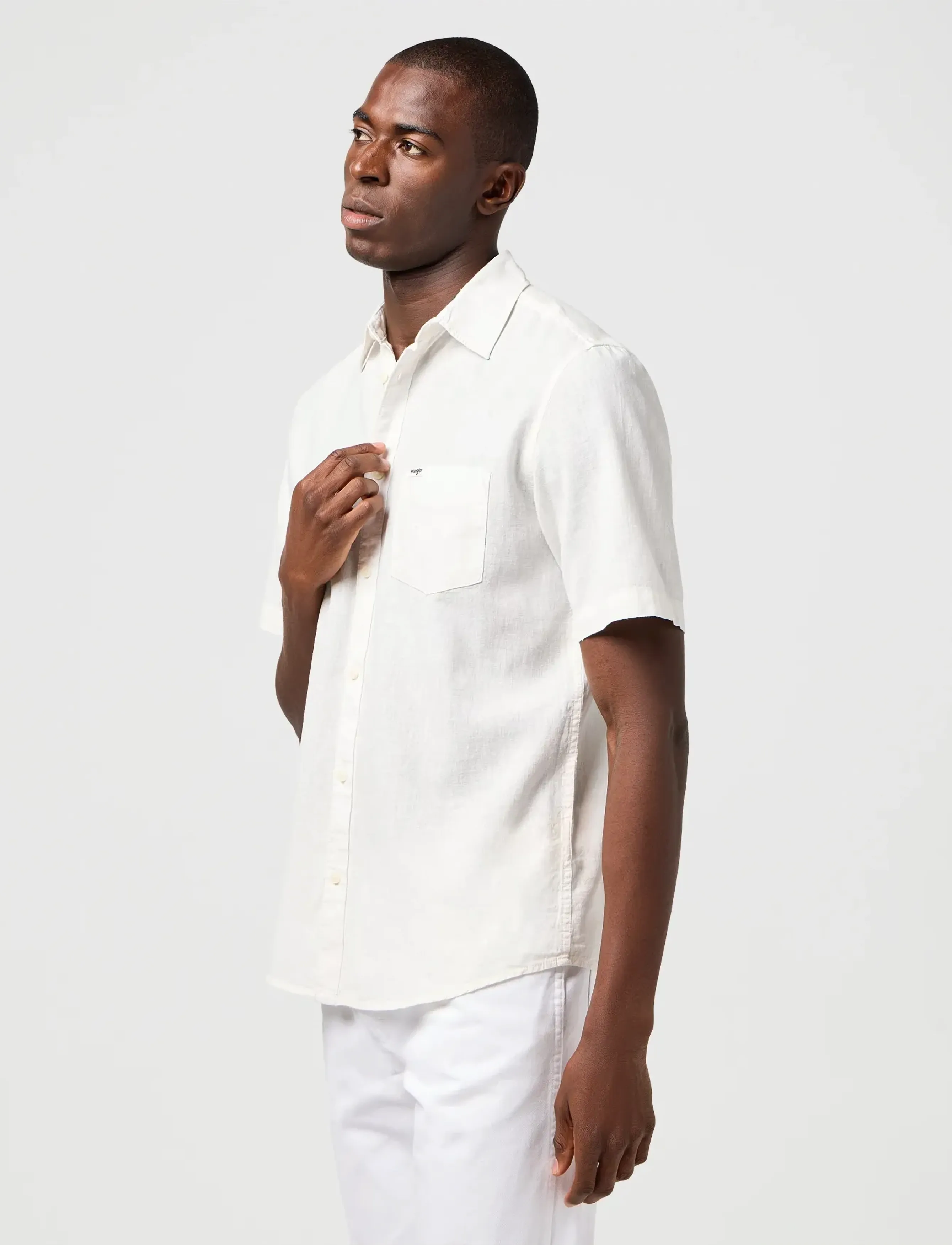 Wrangler SS 1 PKT SHIRT - Deals - WHITE / white