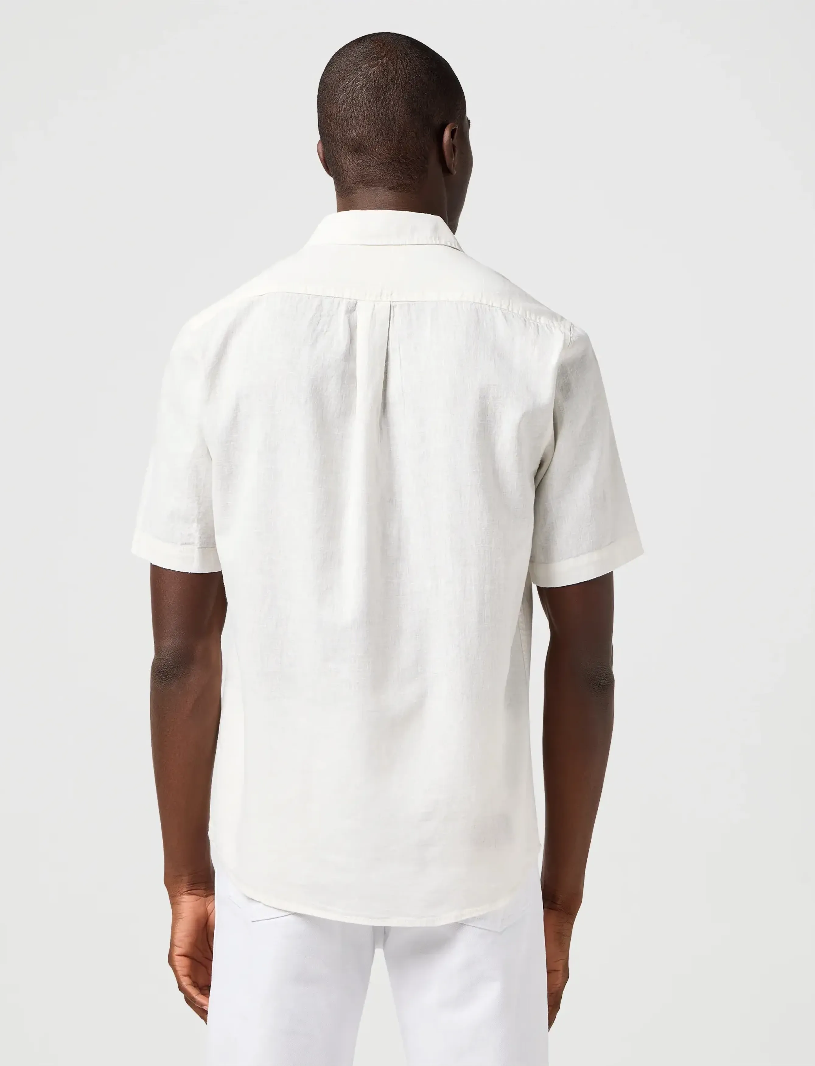 Wrangler - SS 1 PKT SHIRT - topper & t-skjorter - white - 4