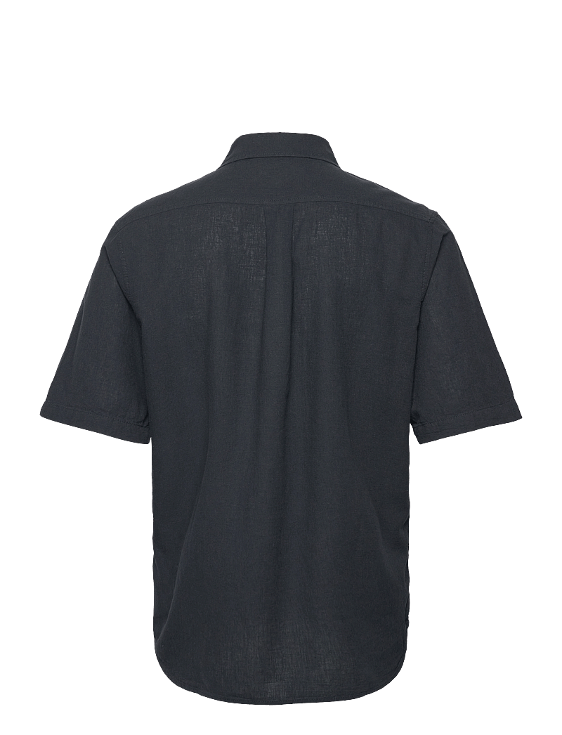 Wrangler - SS 1 PKT SHIRT - kurzarmhemden - black - 2