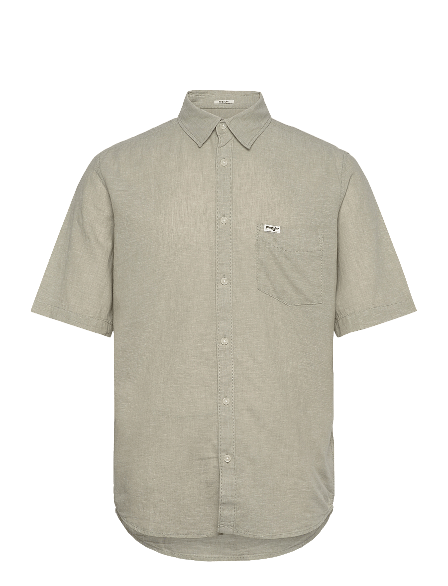 Wrangler - Ss 1 Pkt Shirt - oberteile & t-shirts - tea - 1