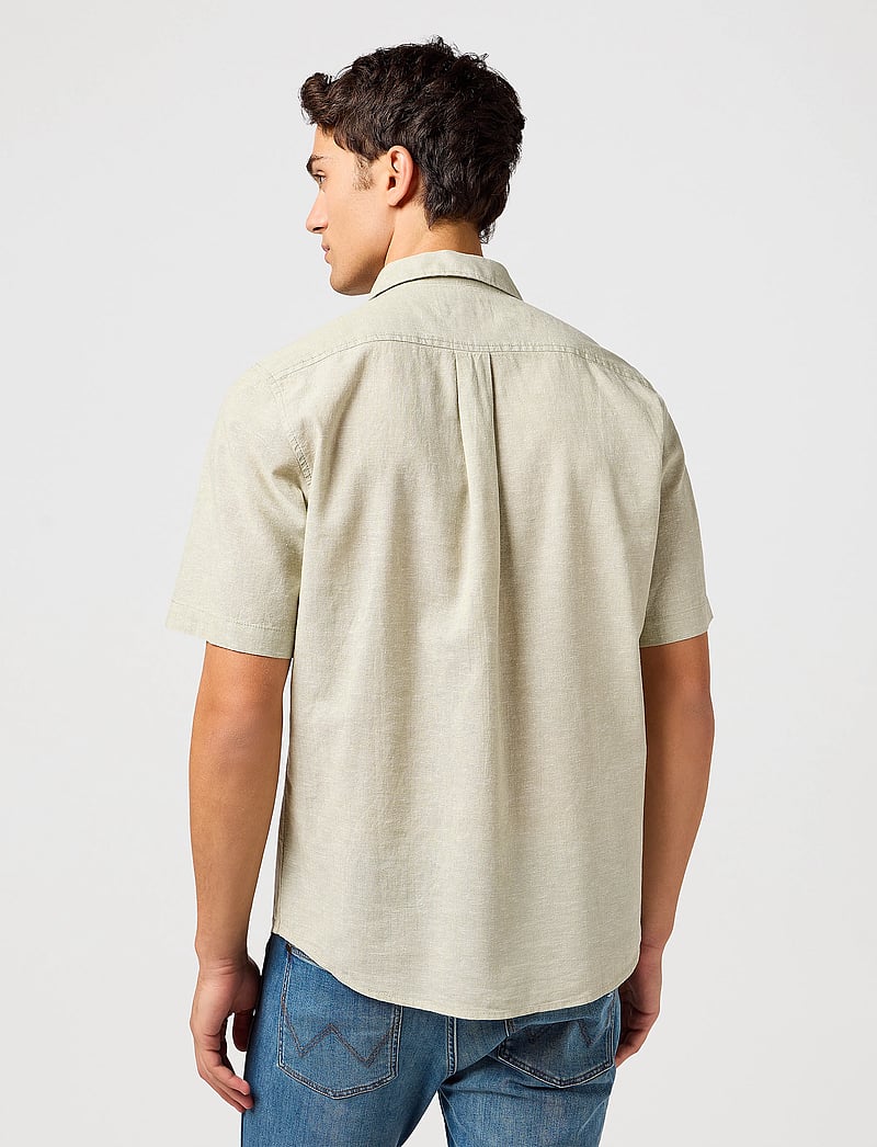 Wrangler - Ss 1 Pkt Shirt - oberteile & t-shirts - tea - 3