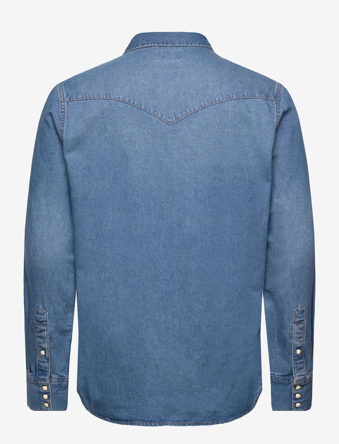 Wrangler - WESTERN SHIRT - denimskjorter - mid light wash - 2