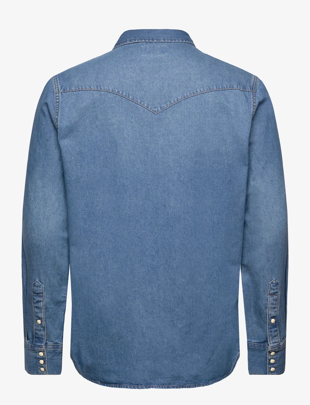 Wrangler - WESTERN SHIRT - džinsiniai marškiniai - mid light wash - 2