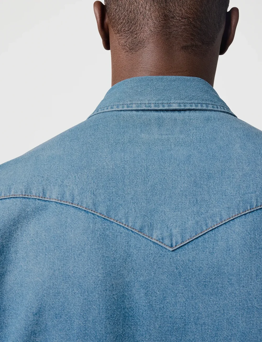 Wrangler - WESTERN SHIRT - džinsiniai marškiniai - mid light wash - 5