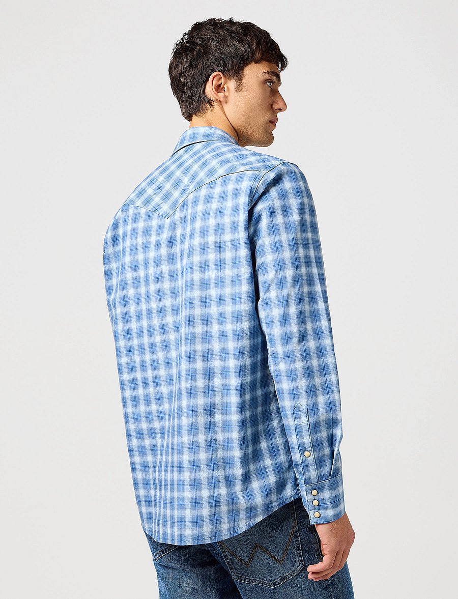 Wrangler - Western Shirt - blue - 3