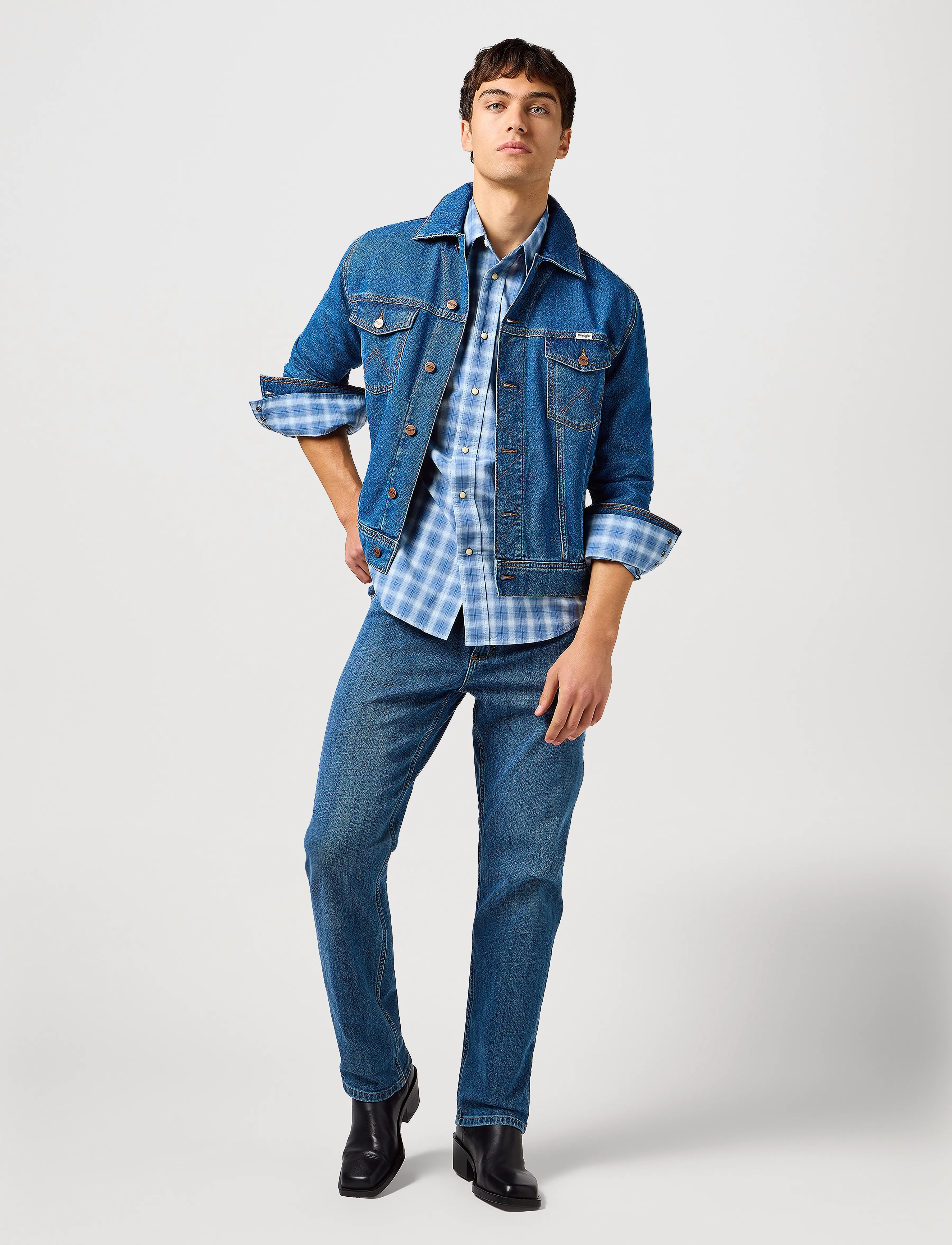 Wrangler - Western Shirt - blue - 5