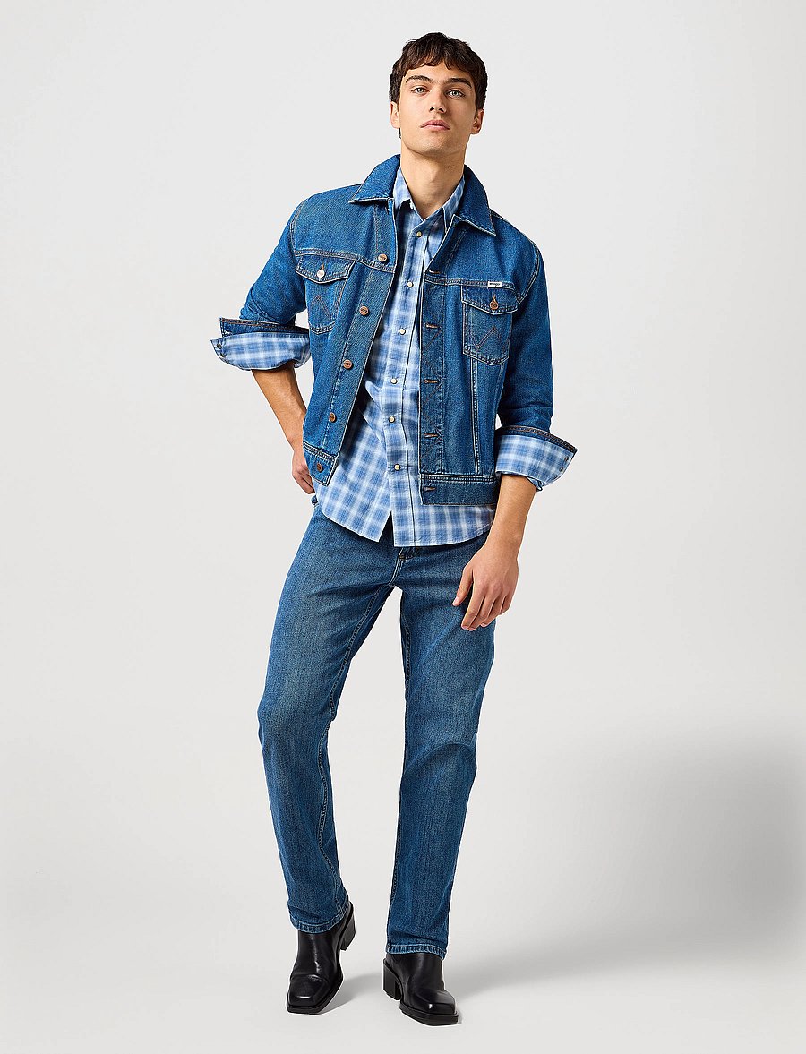 Wrangler - Western Shirt - blue - 5