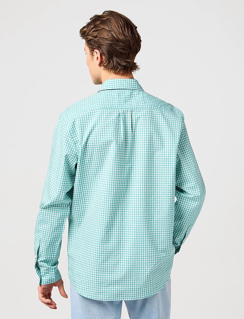 Wrangler - 1 Pkt Shirt - hørskjorter - latigo bay - 3