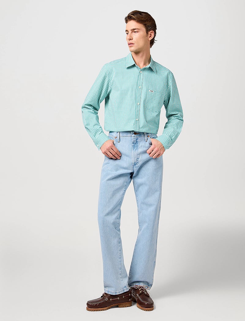 Wrangler - 1 Pkt Shirt - hørskjorter - latigo bay - 5