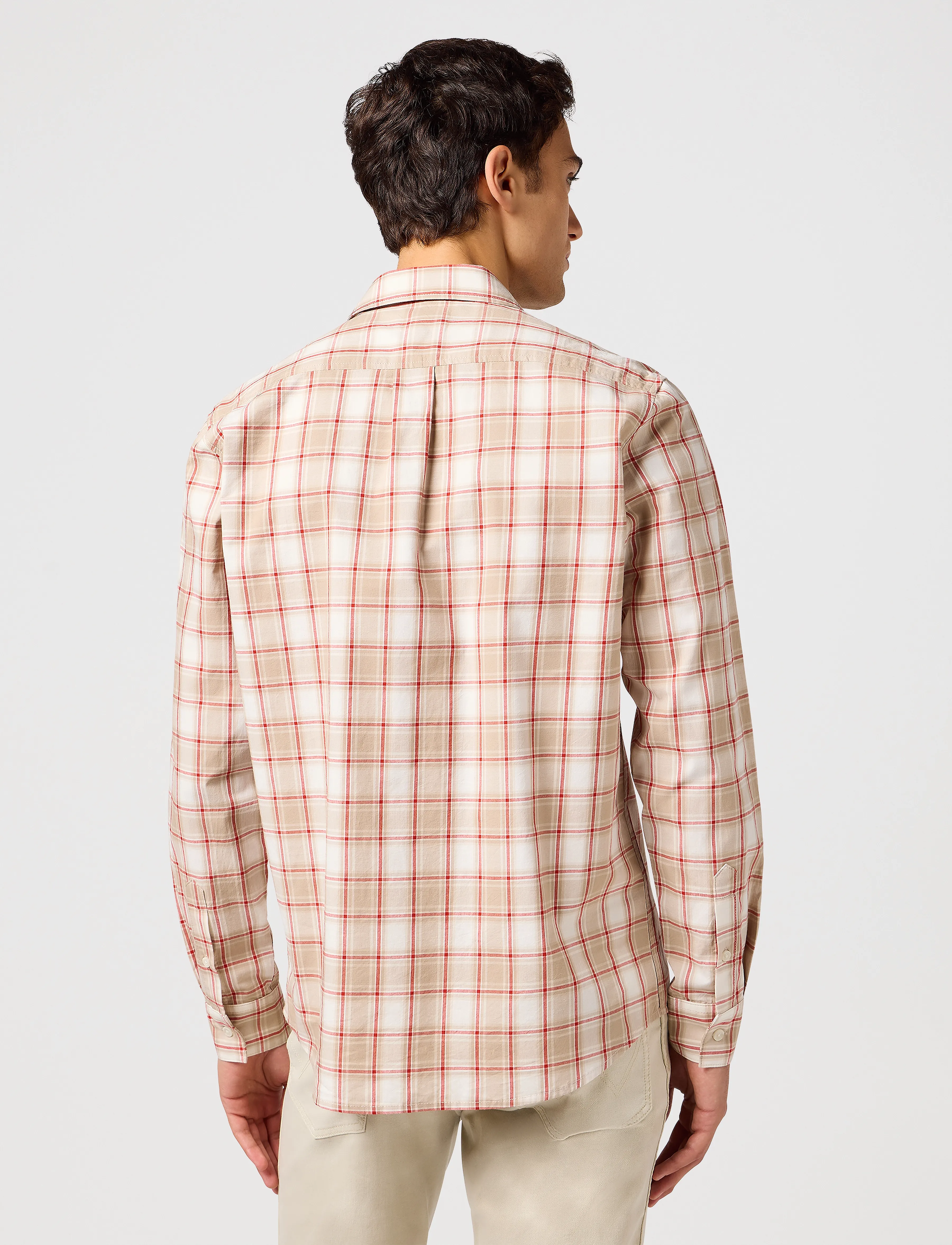 Wrangler - 1 Pkt Shirt - hørskjorter - tan - 3