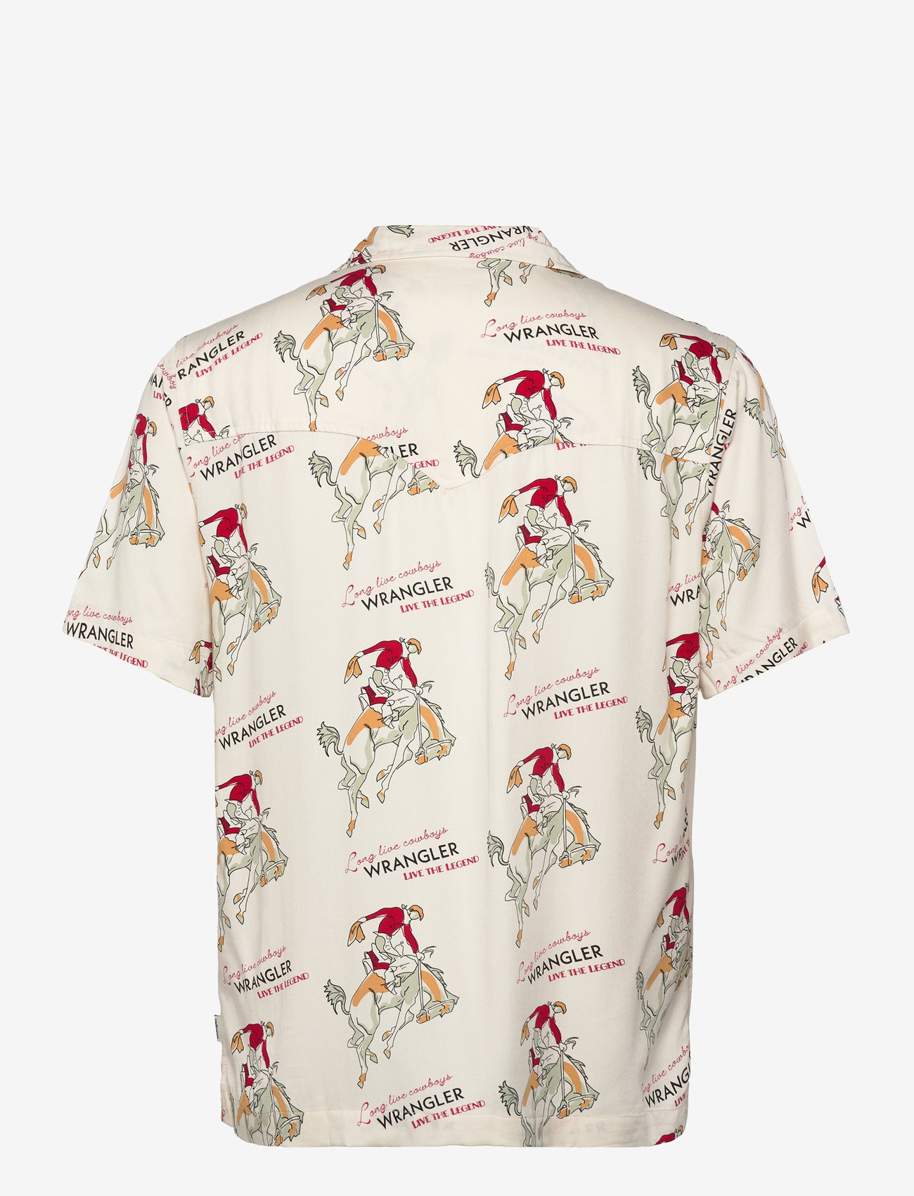 Wrangler - Ss Resort Shirt - antique white - 2