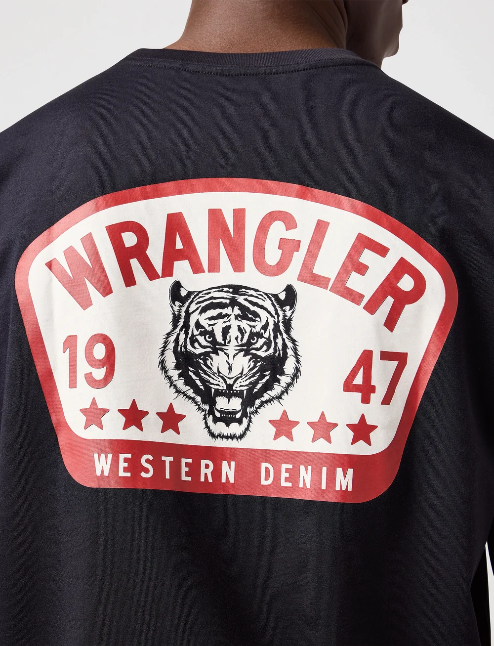 Wrangler - Graphic Tee - lühikeste varrukatega t-särgid - black - 5