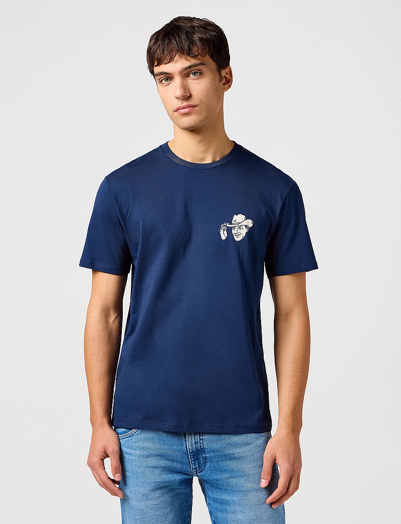 Wrangler - Small Graphic Tee - navy - 0