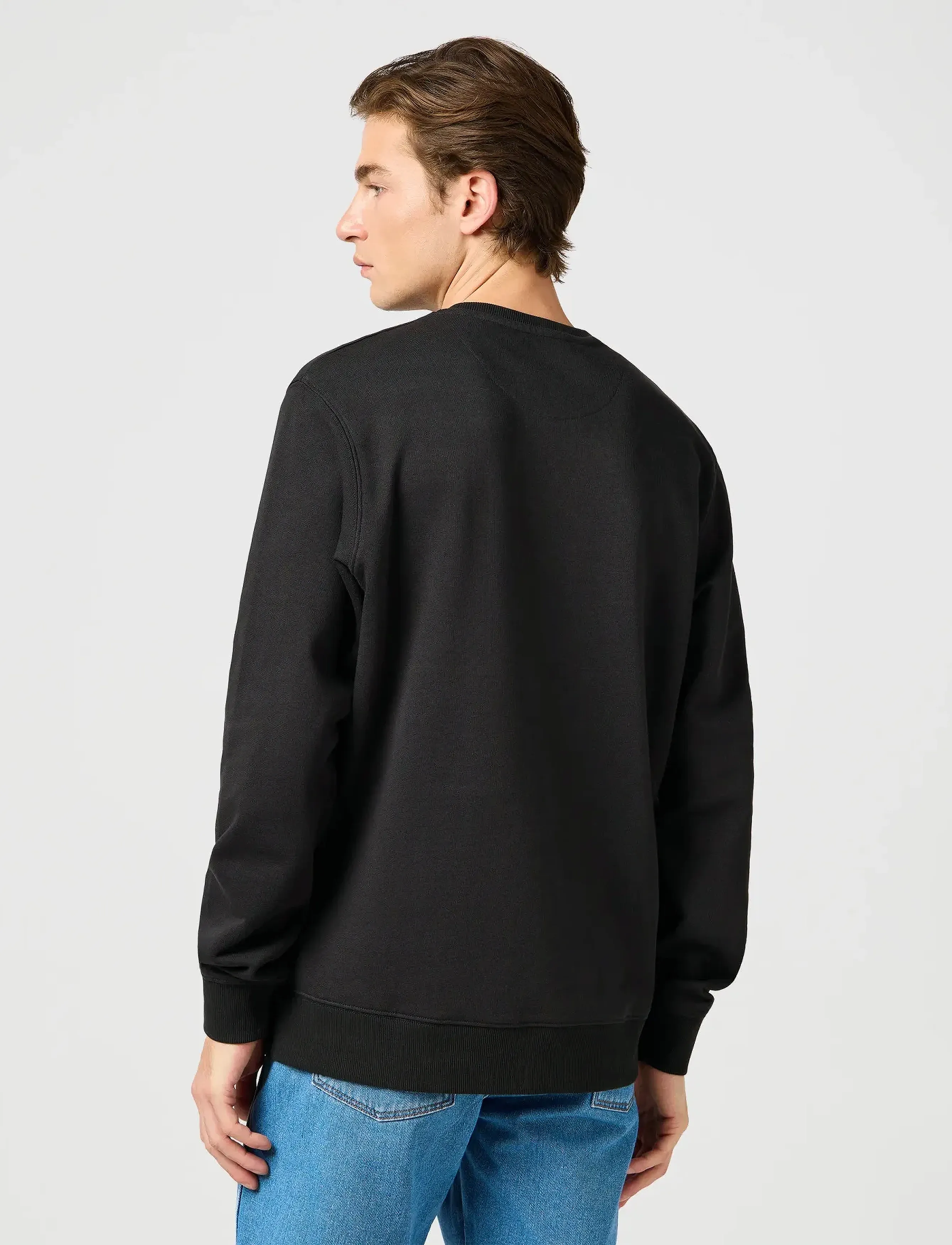 Wrangler - Small Logo Crew - sweatshirts - faded black - 3