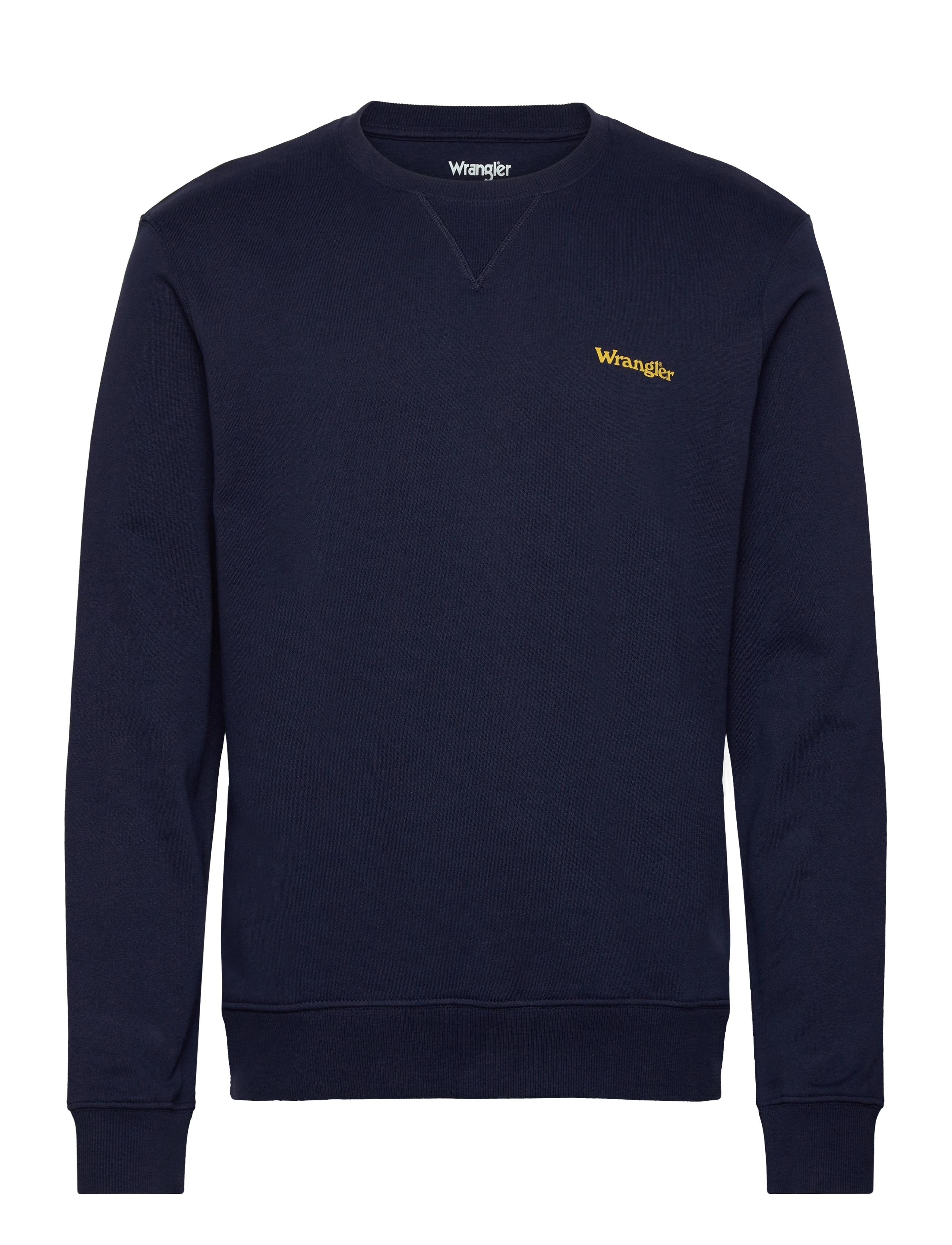 WRANGLER Klein Logo Crew Navy - S - Herren