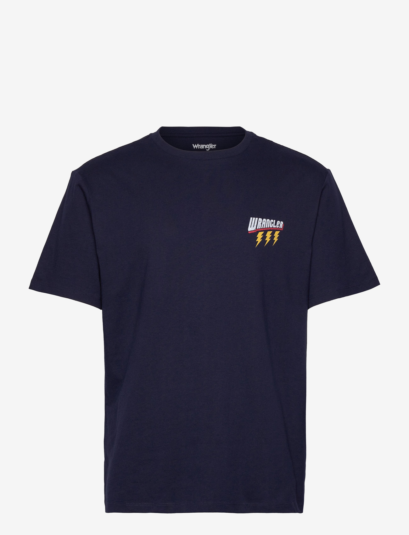 Wrangler - Small Graphic Tee - herbstliche kleidung - navy - 0